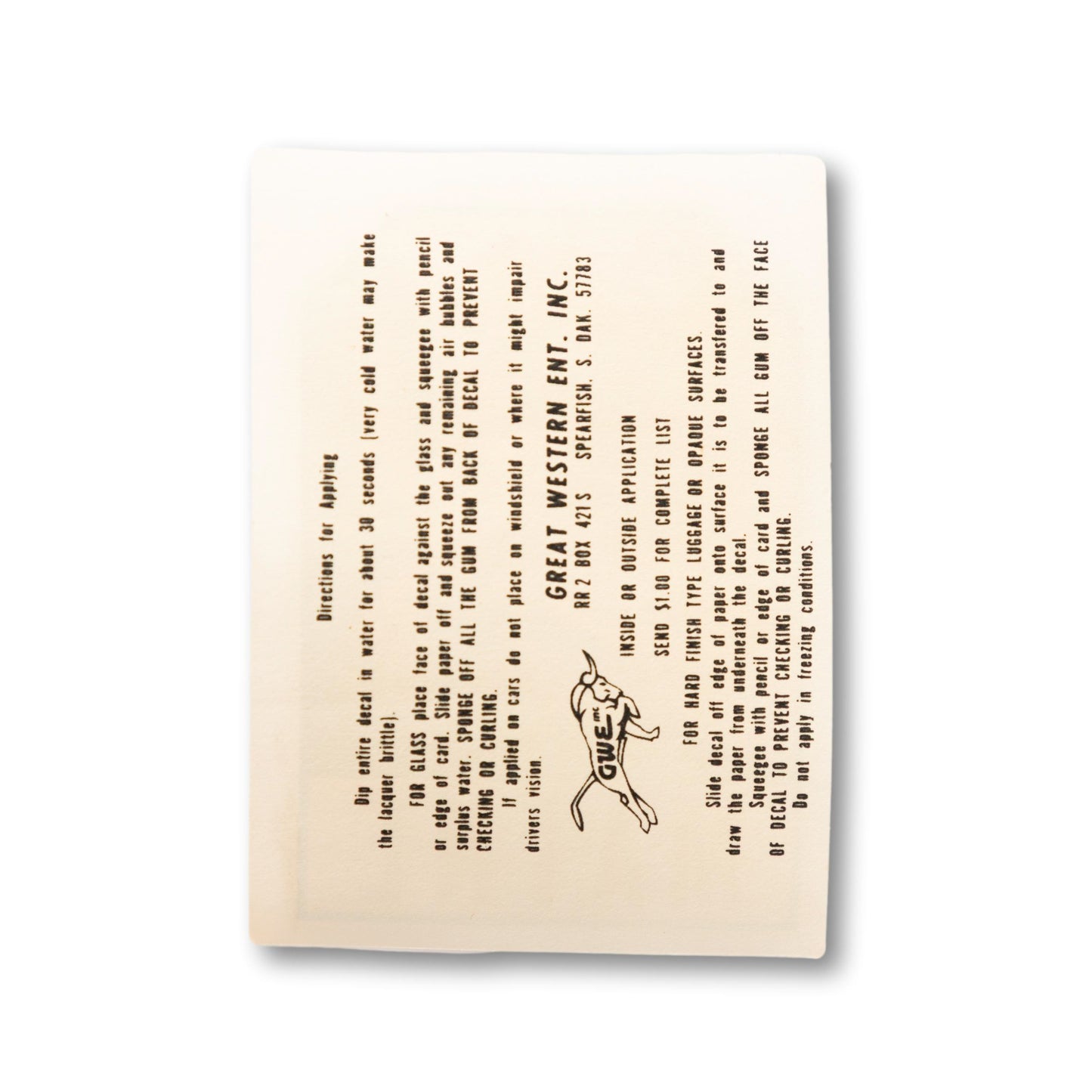 Vintage Maine Decal