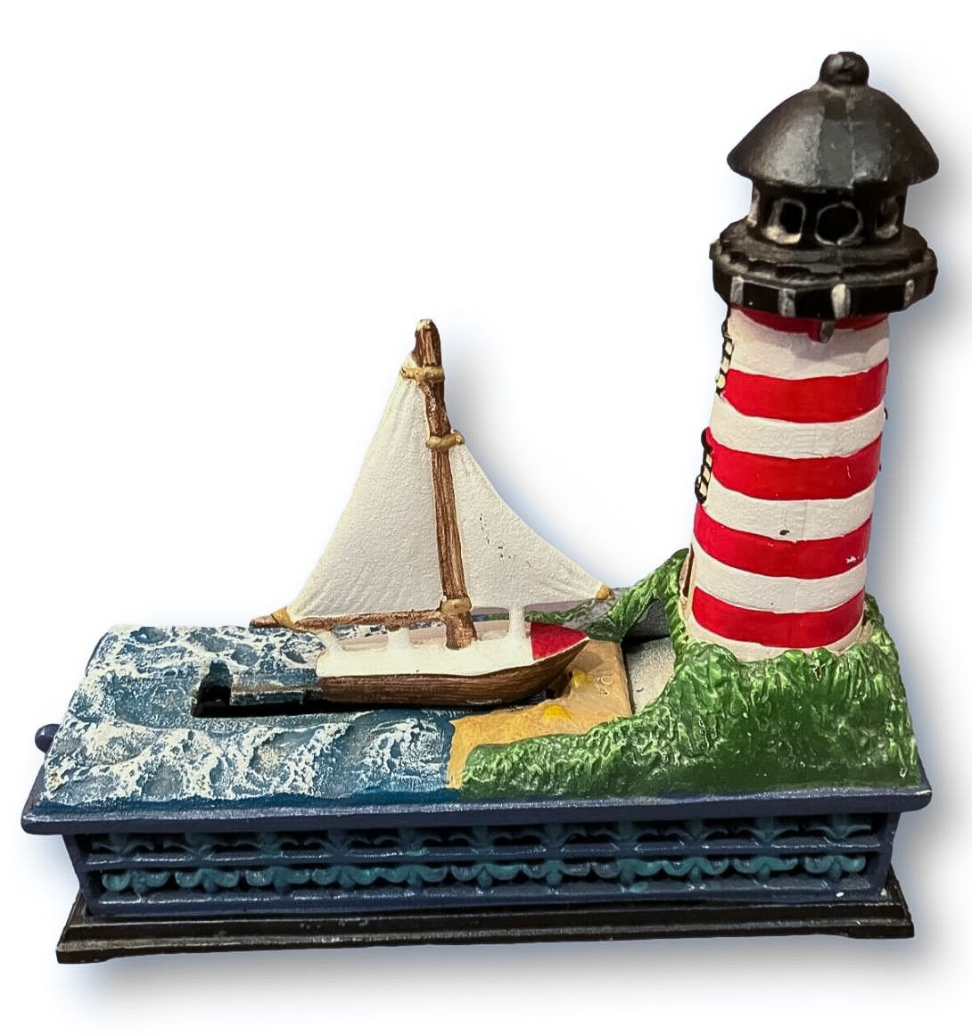 Boat & Lighthouse Mechanical Bank