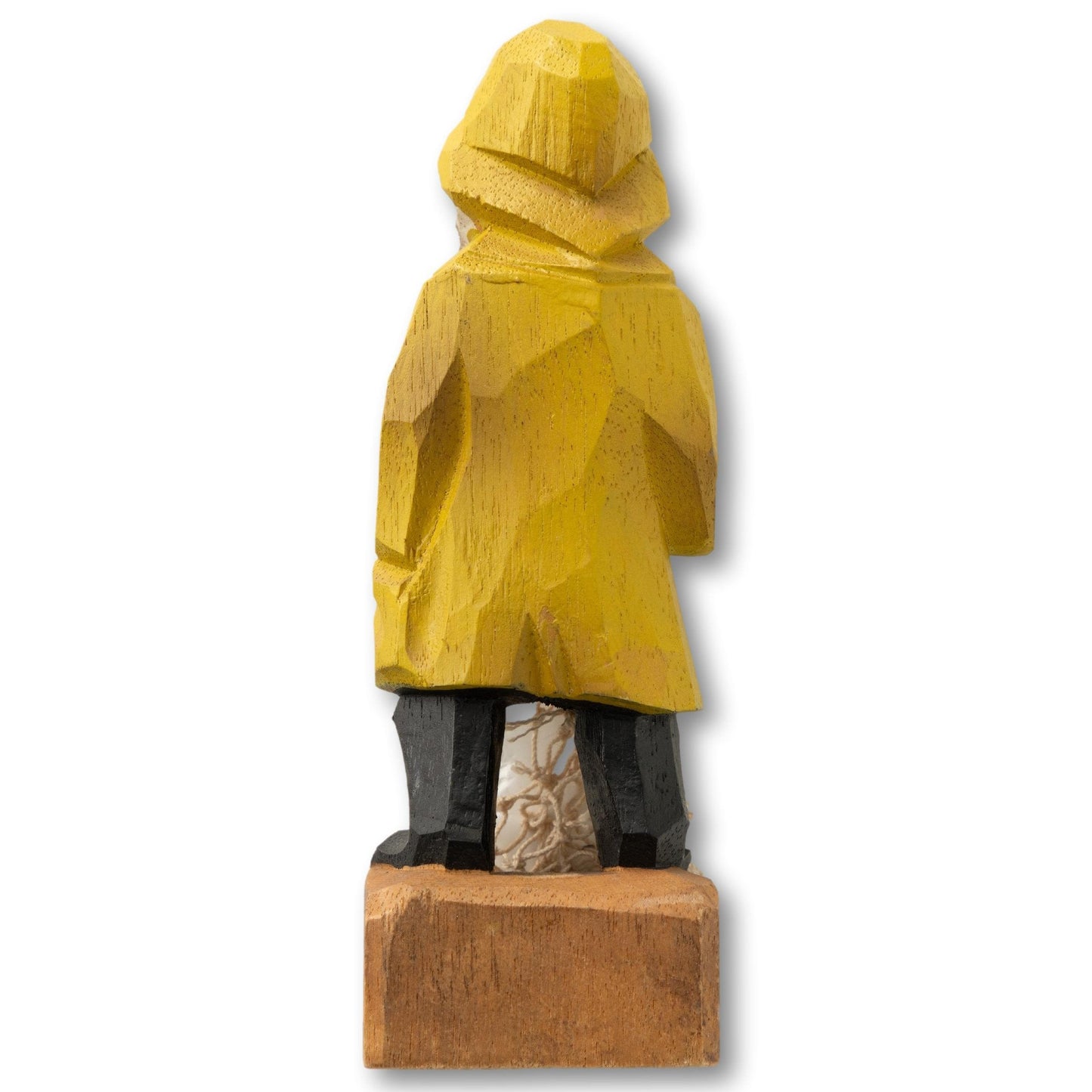 Wood Fisherman w/ Net