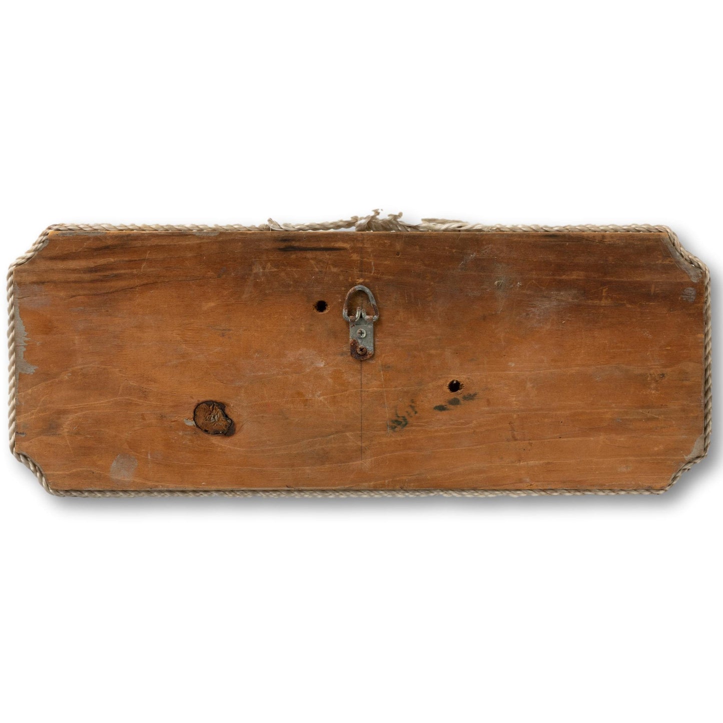 Carved Wood Whale Mount