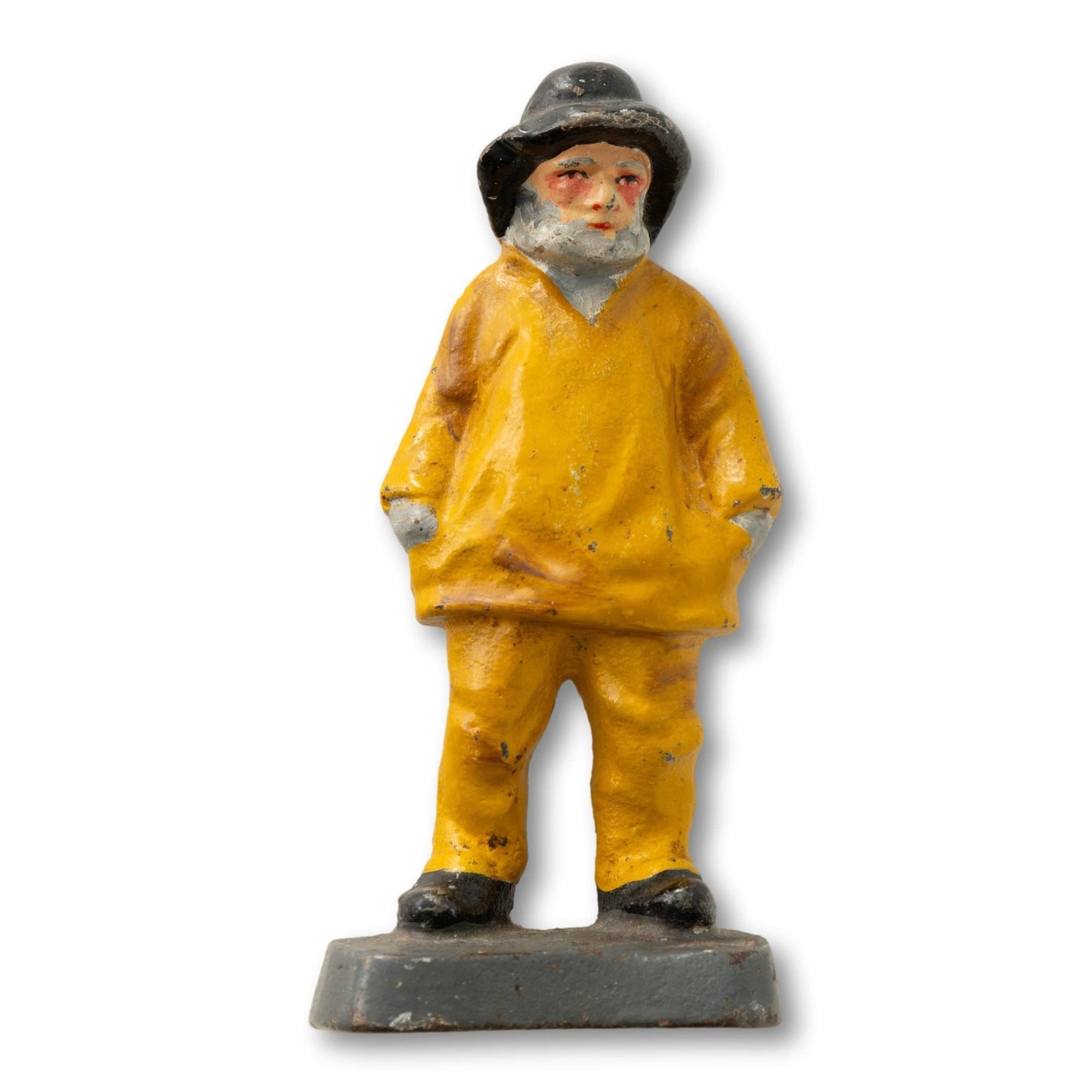 Cast Iron Fisherman Door Stop / Bookend