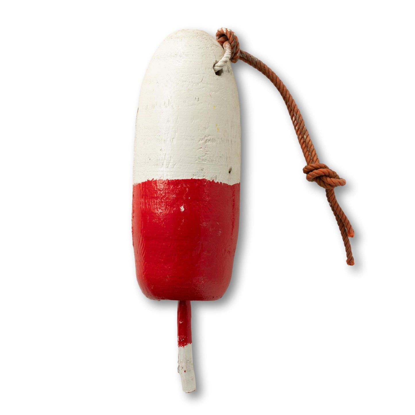 Red & White Wood Buoy