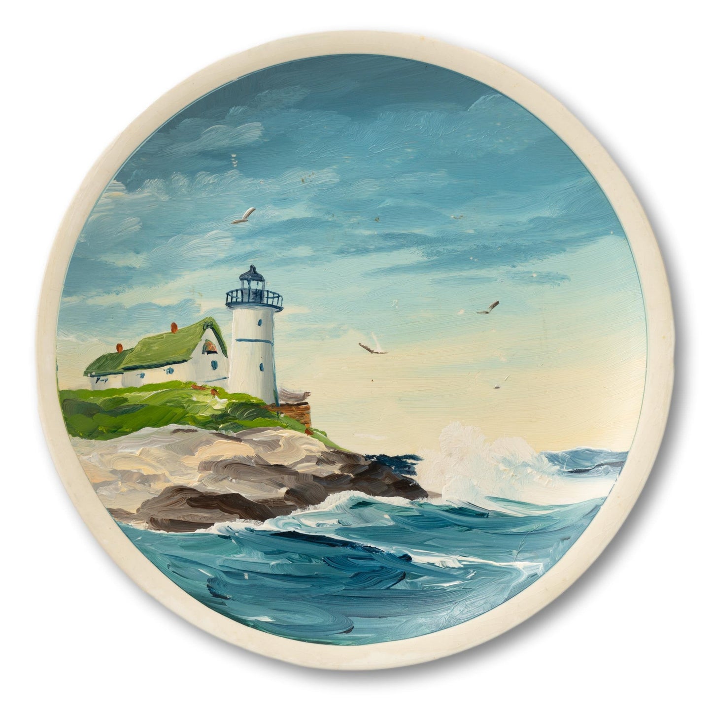Lighthouse Oil on China