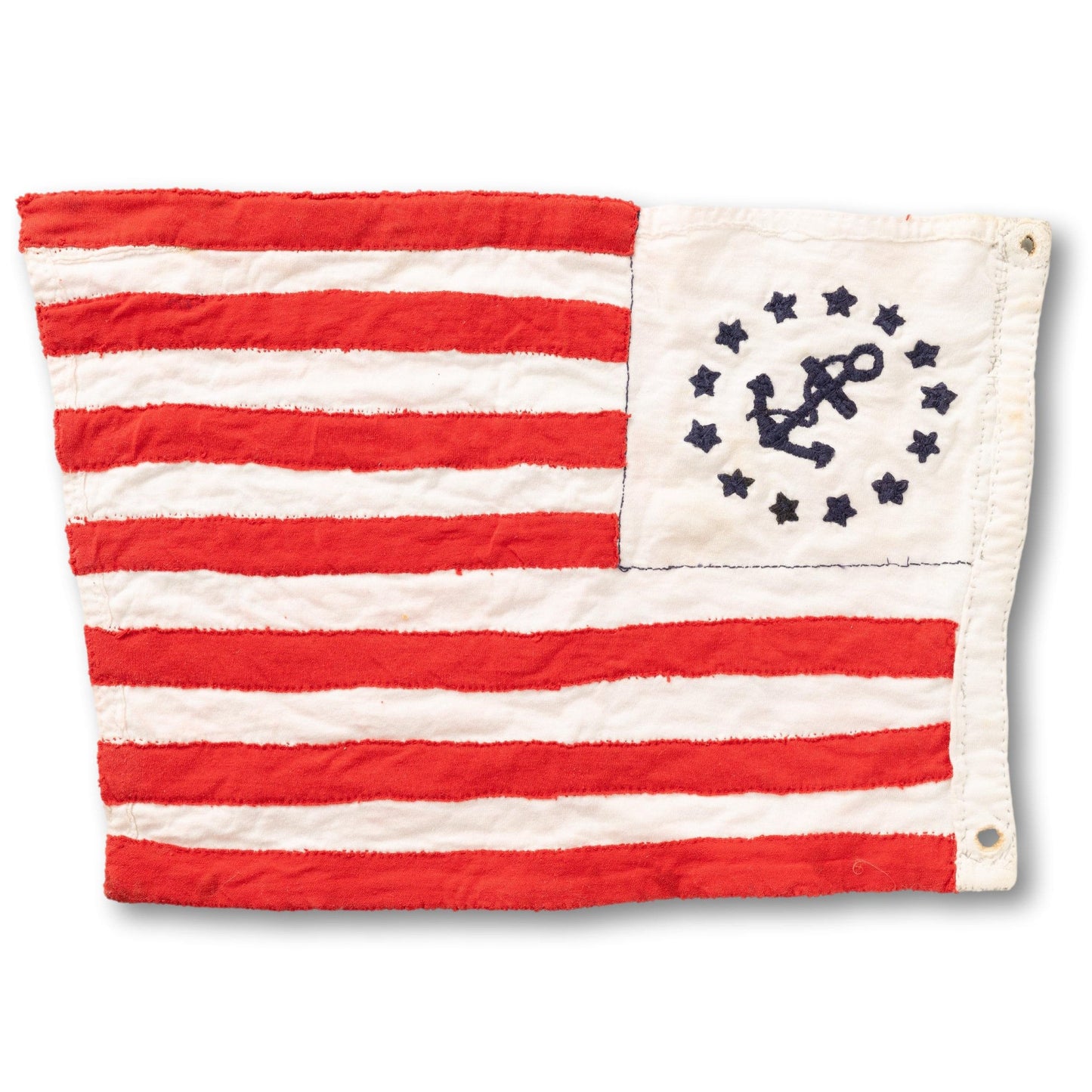 Rare Folk Art Ensign