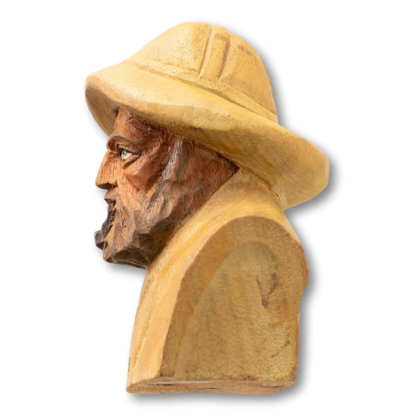 Wood Old Salt Bust