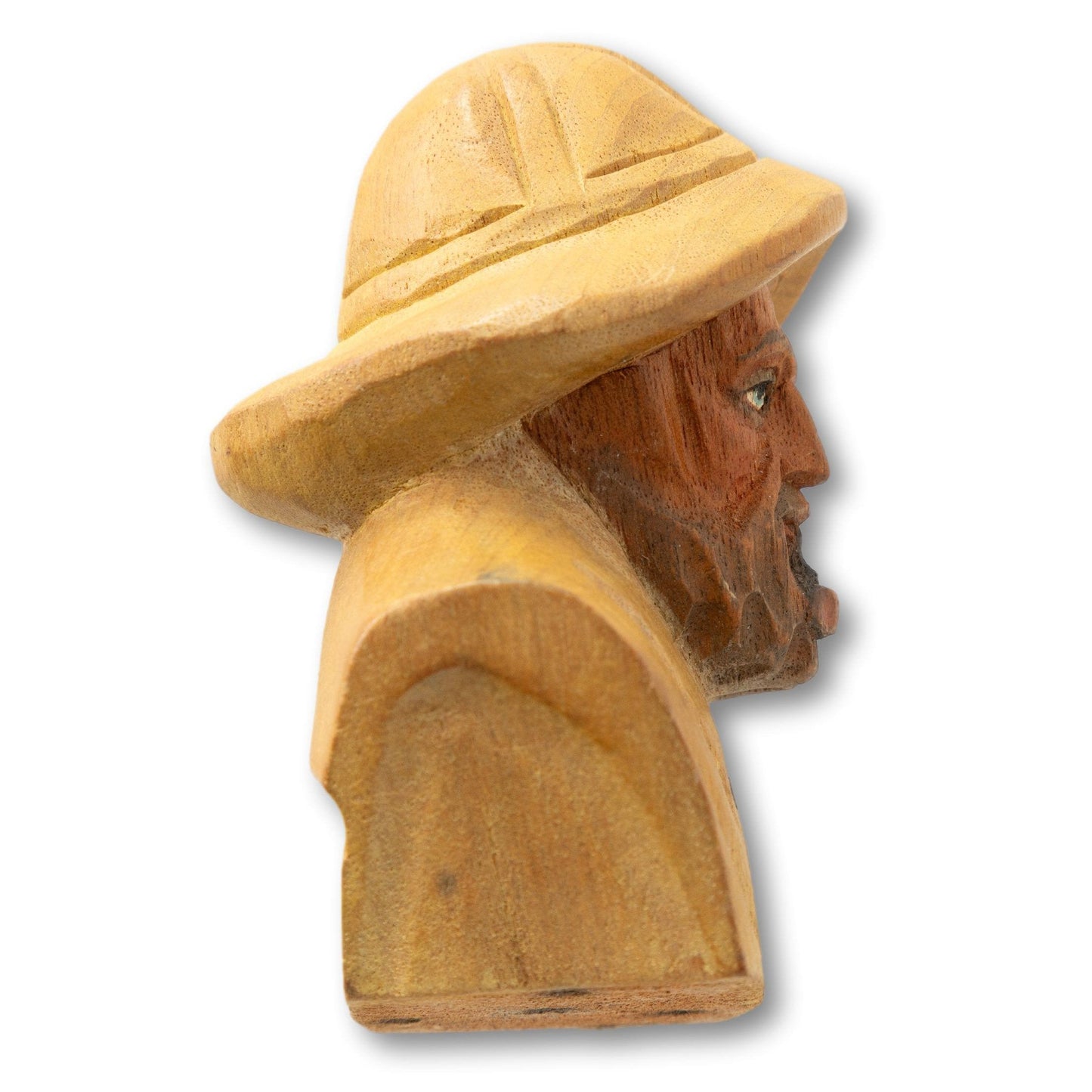 Wood Old Salt Bust