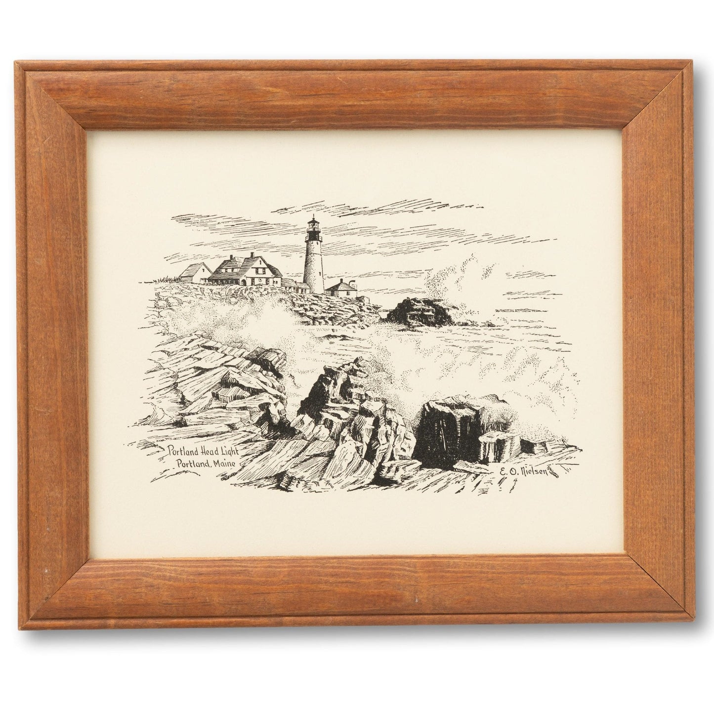 Portland Head Light Book Plate