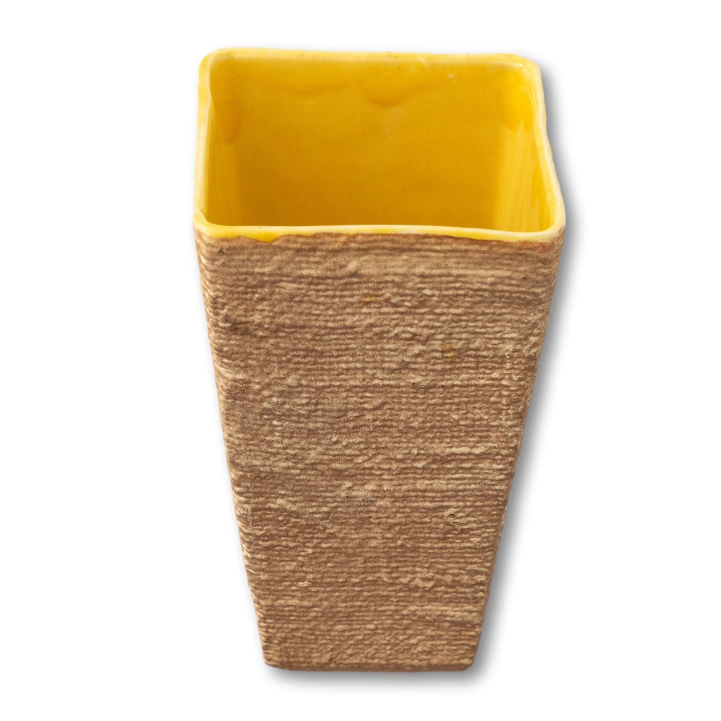 "Burlap" Ceramic Vase