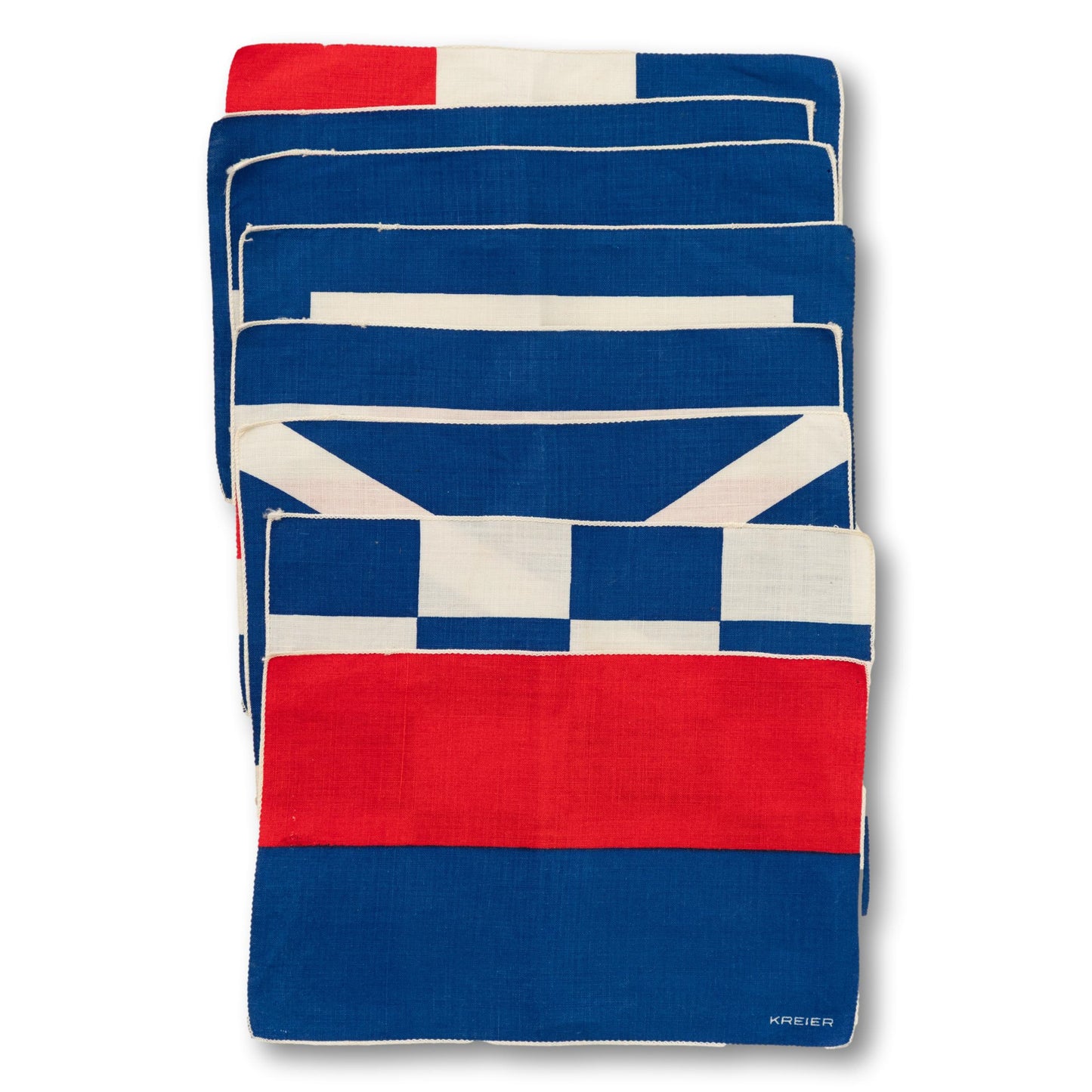 Kreier Signal Flag Napkins, Set of 8