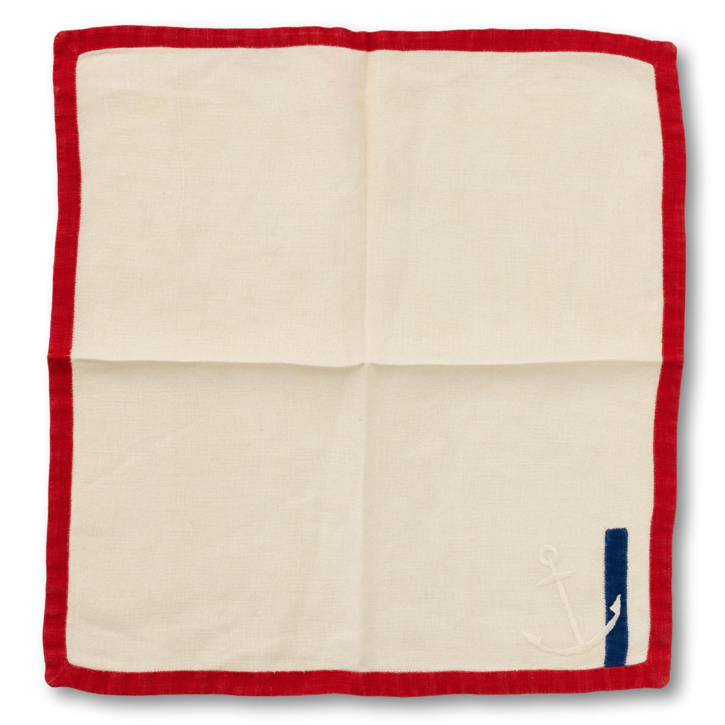 Embroidered Anchor Napkins