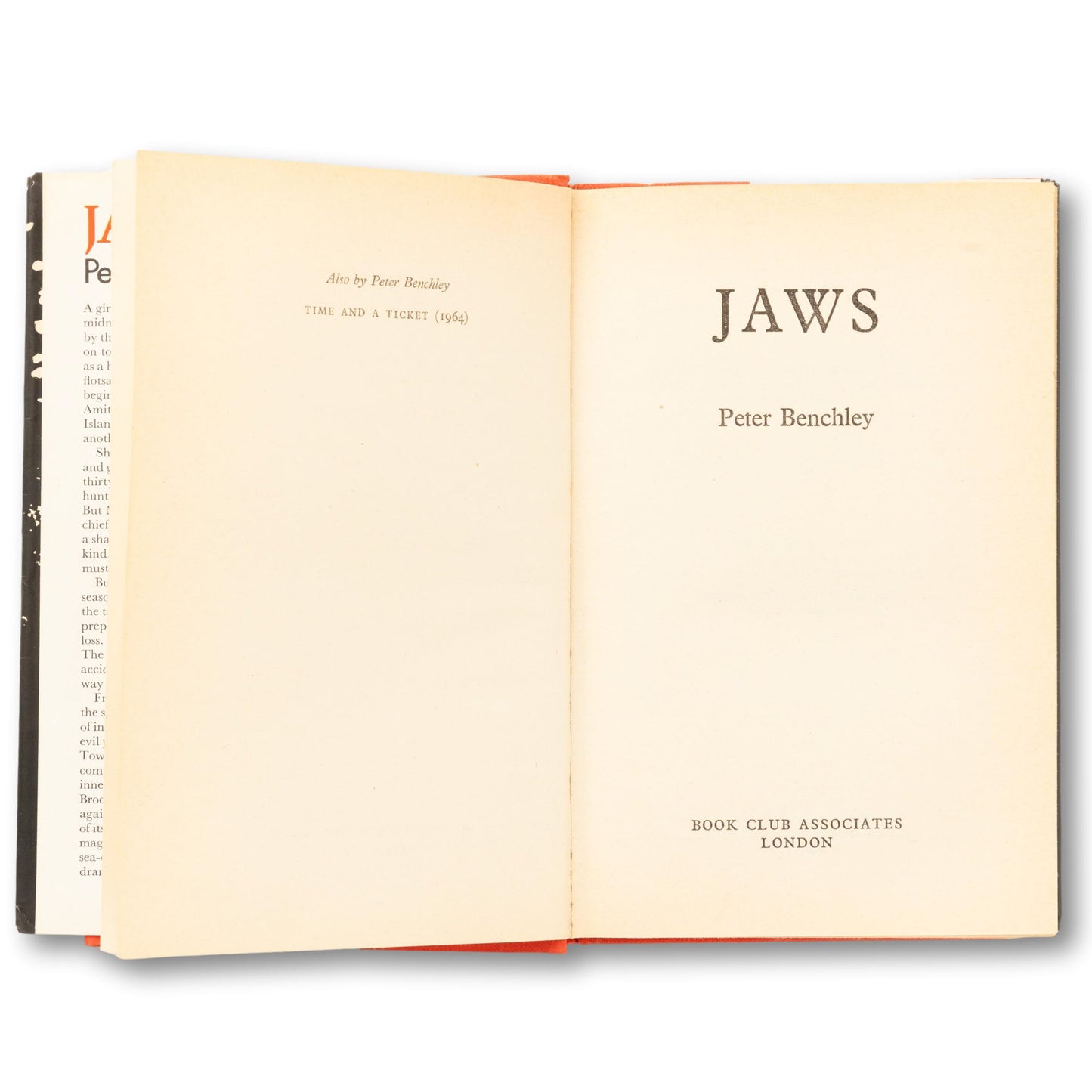 "JAWS" Book, 1st Edition UK