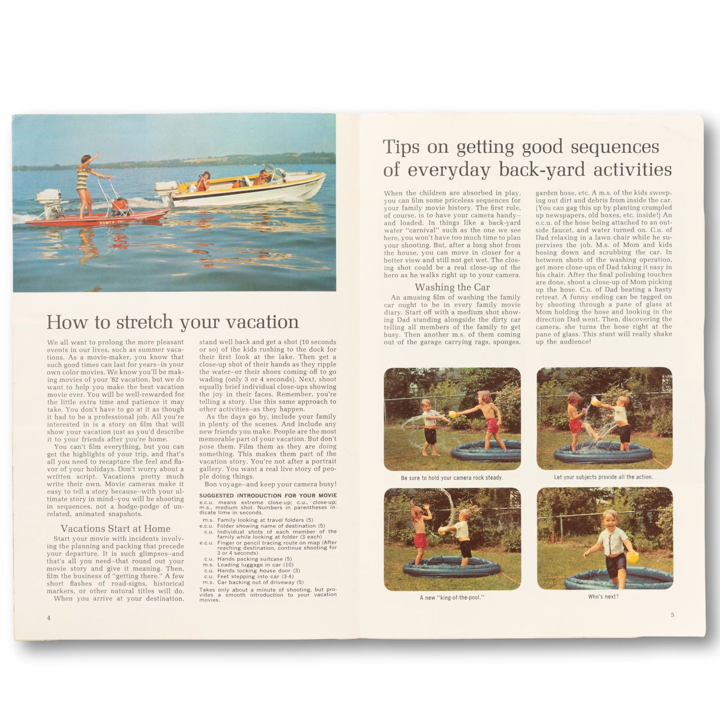 Kodak 1962 Film Brochure