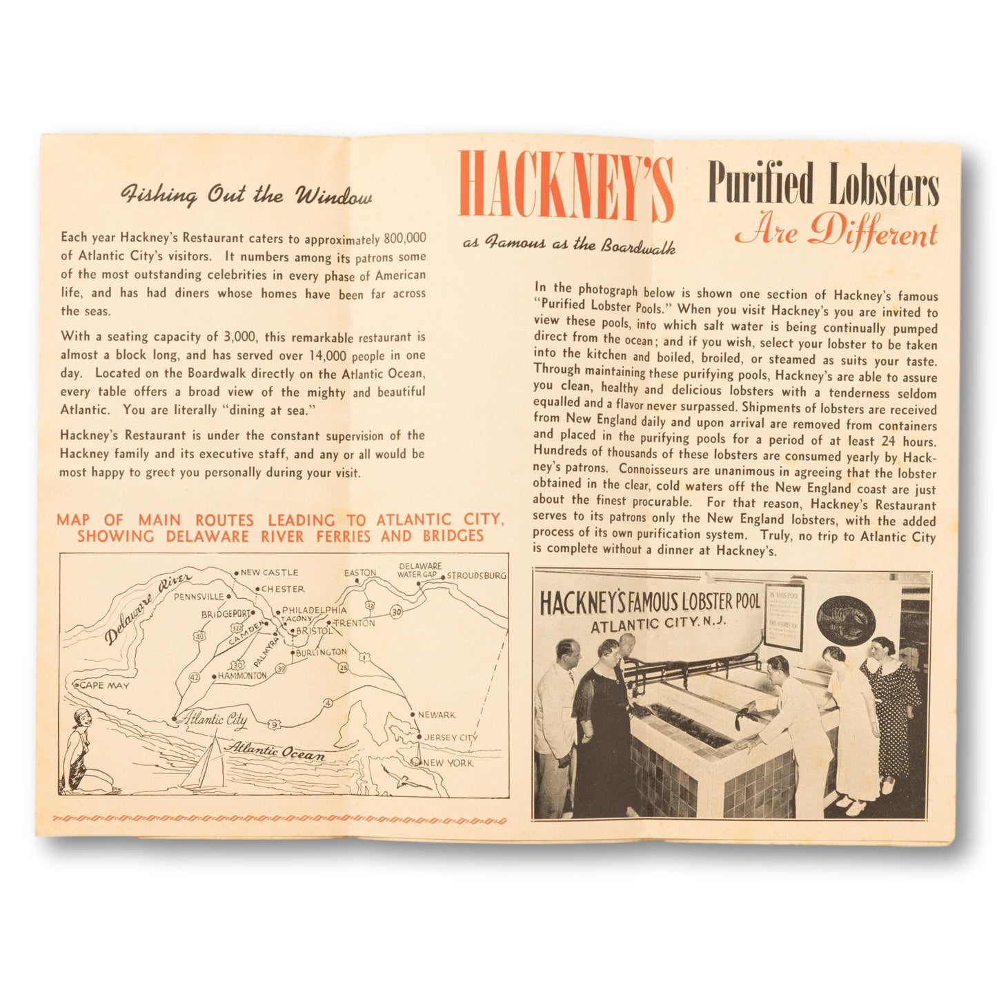 Map to Hackney's Famous Seafood