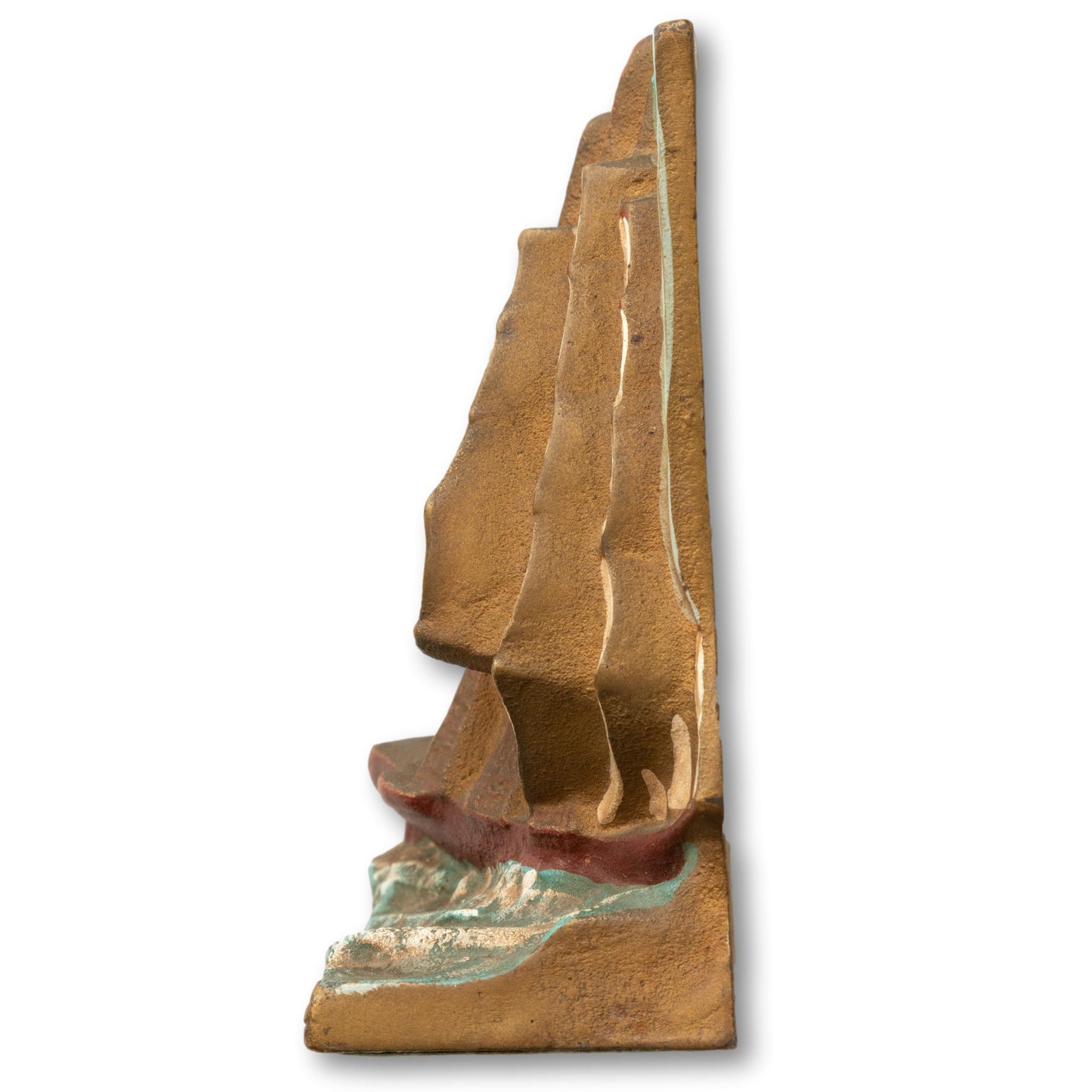High Relief Ship Bookend