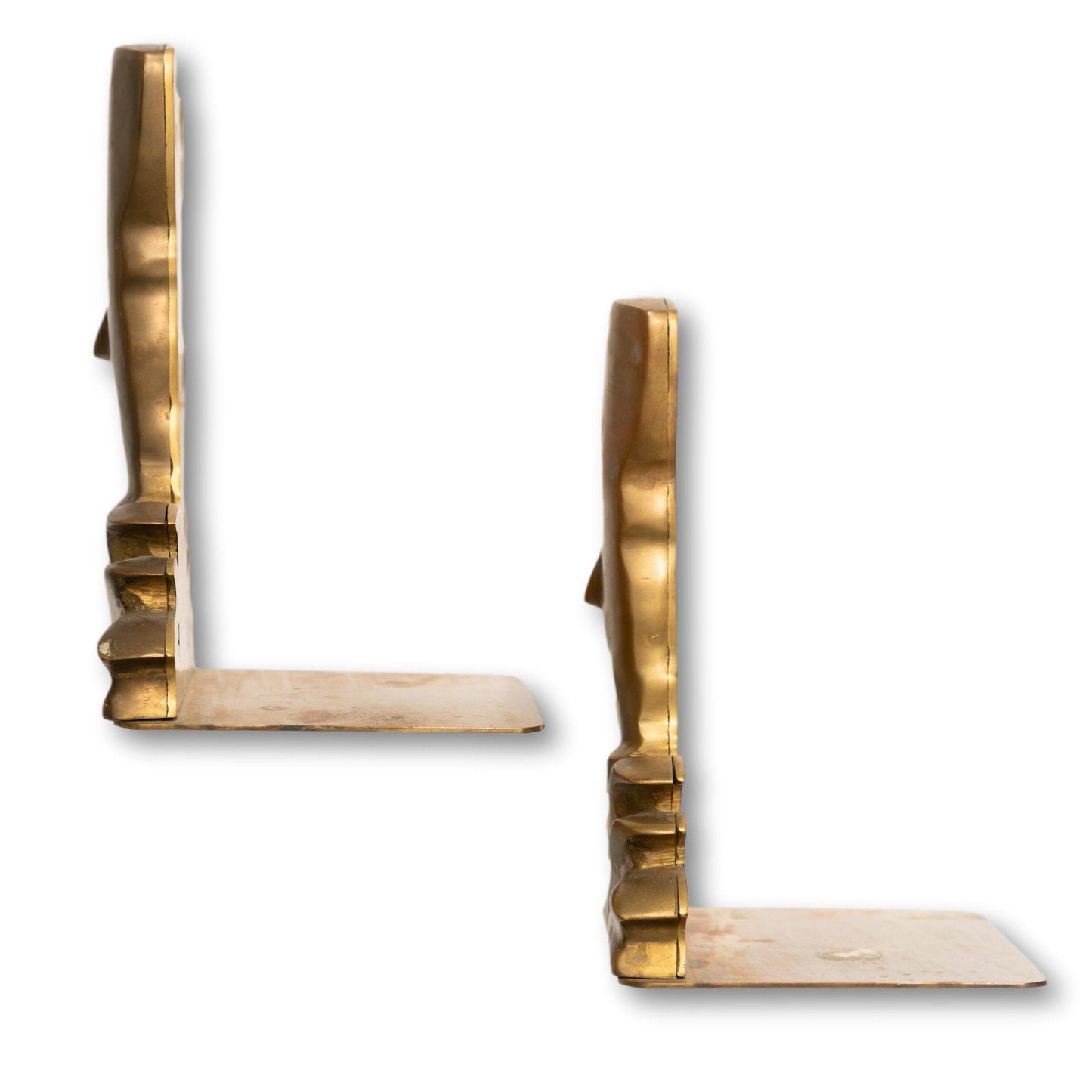 Unique Brass Whale Bookends