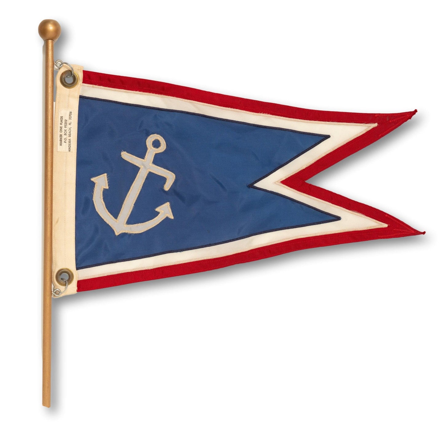 Anchor Flag on Staff