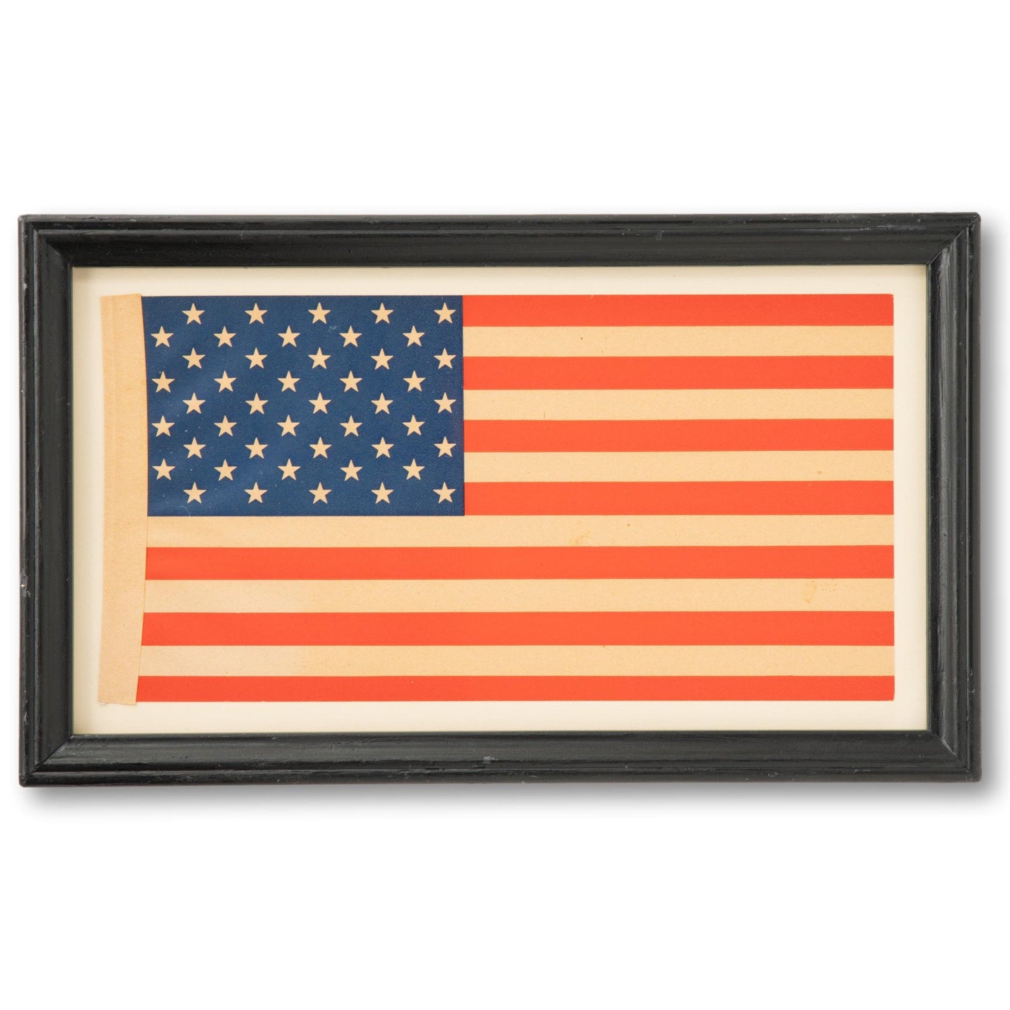 Small Framed 45 Star Paper Flag