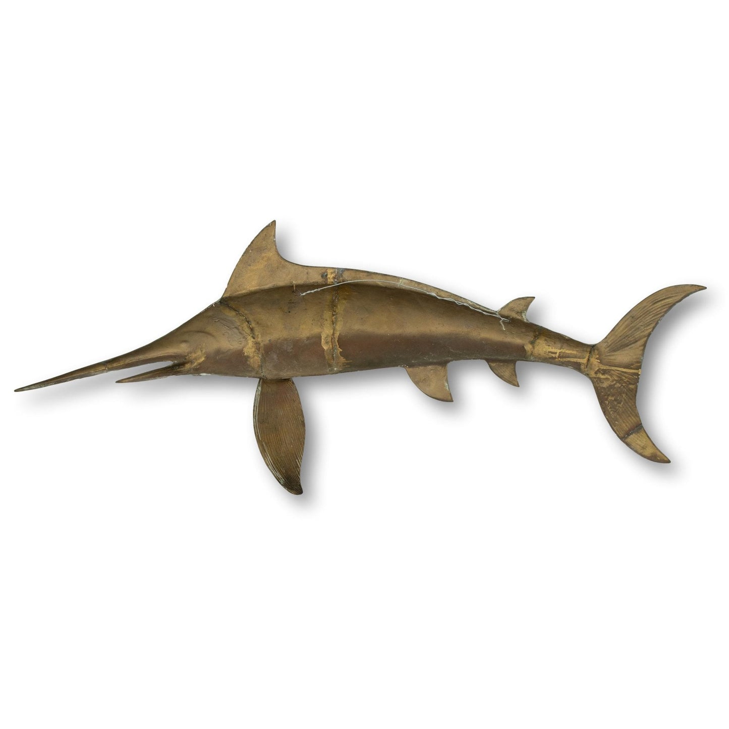 XL 48" Brass Swordfish