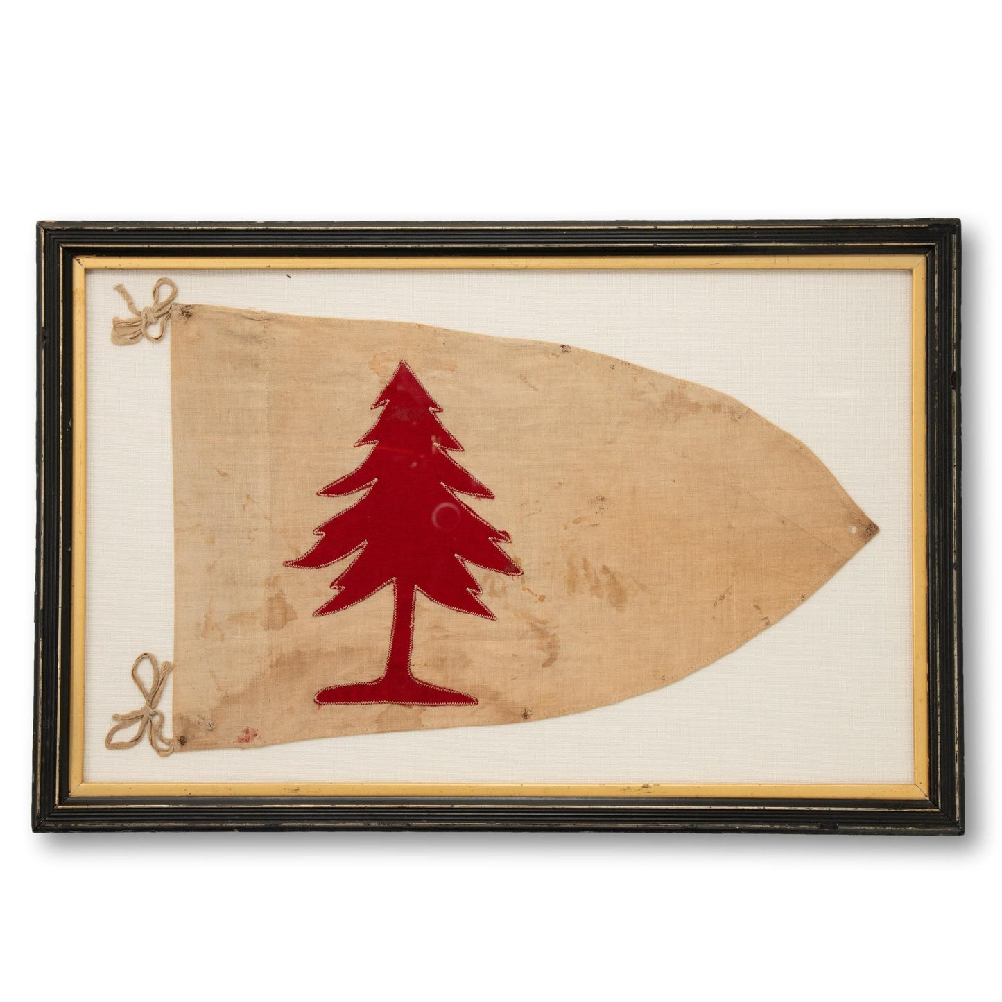 Framed '40s Pine Tree Patrol Flag