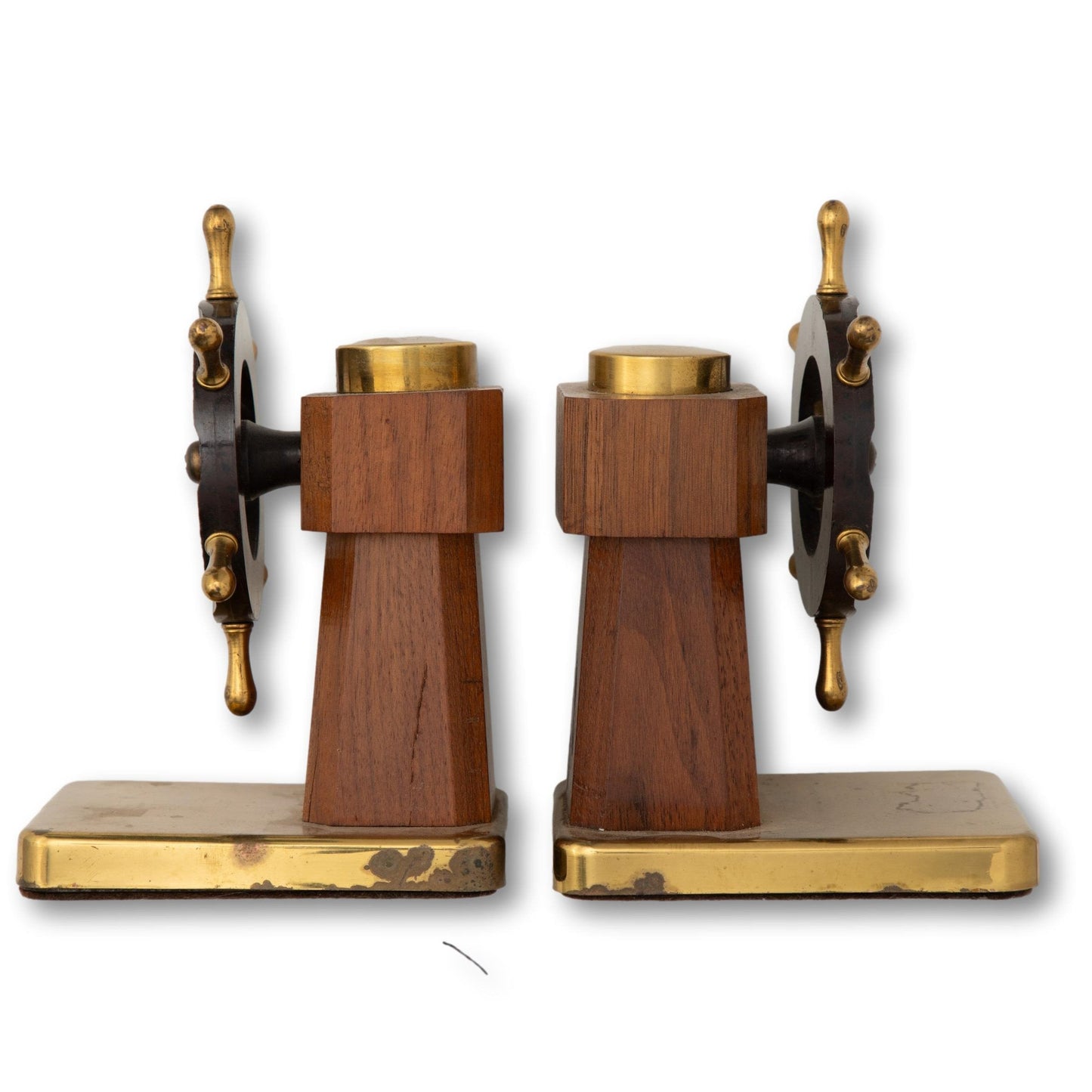 Ship Wheel / Helm Bookends