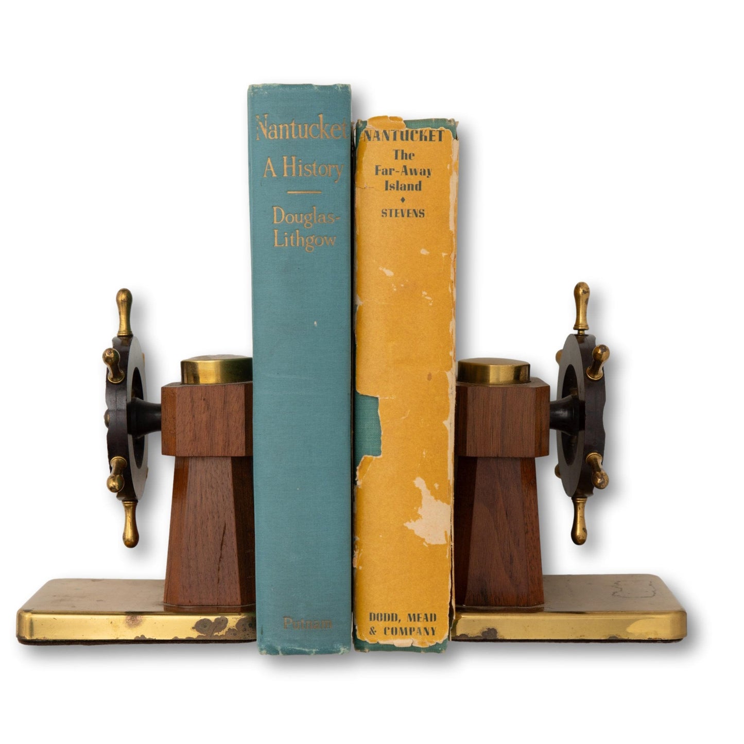 Ship Wheel / Helm Bookends
