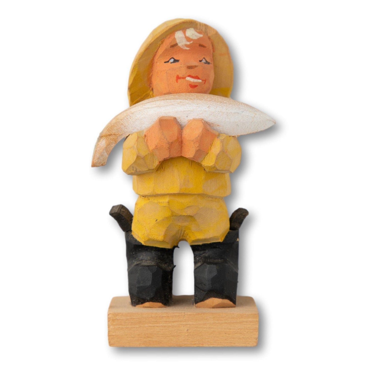 Hand-Carved Fisher*woman*