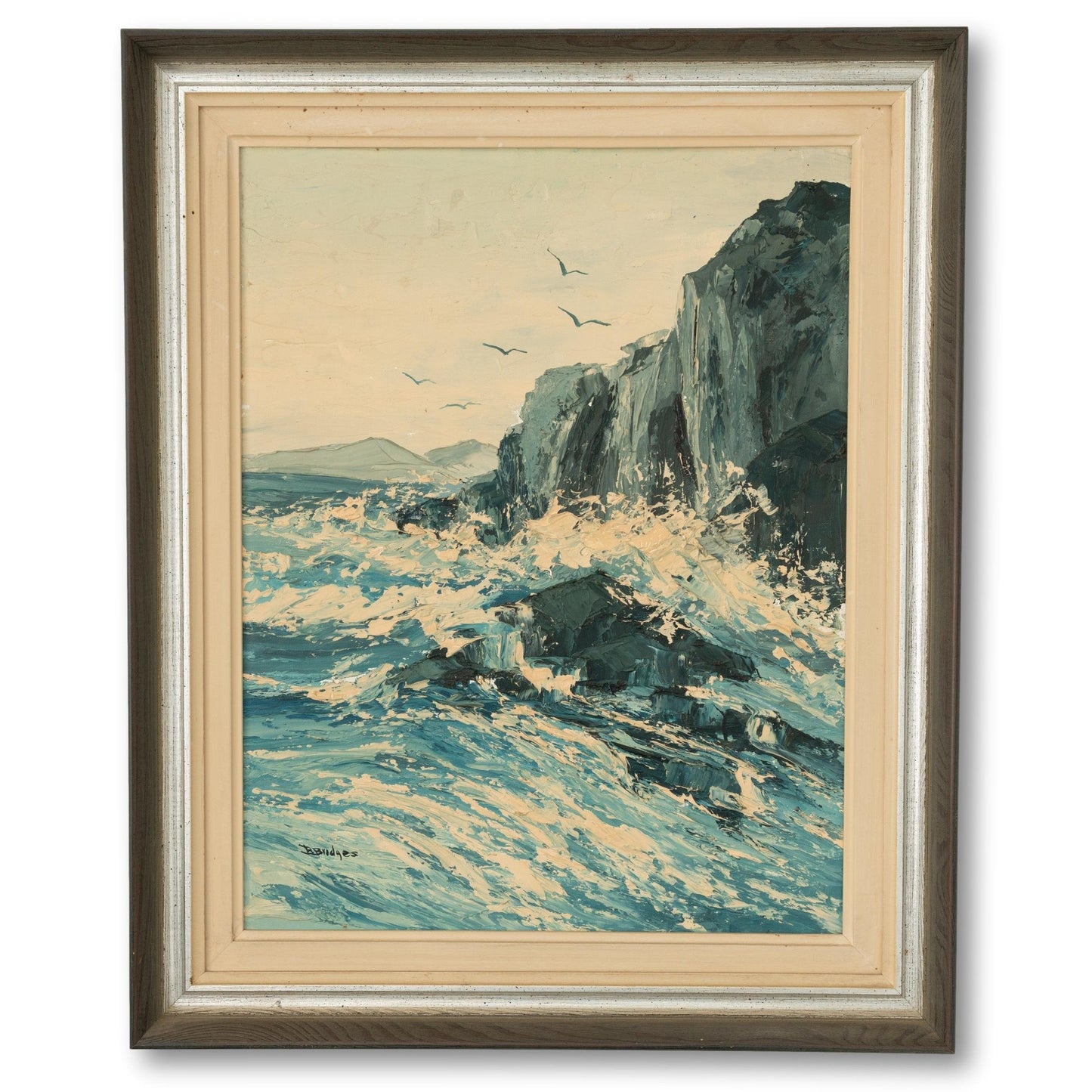 Rocky Seascape with Sea Birds