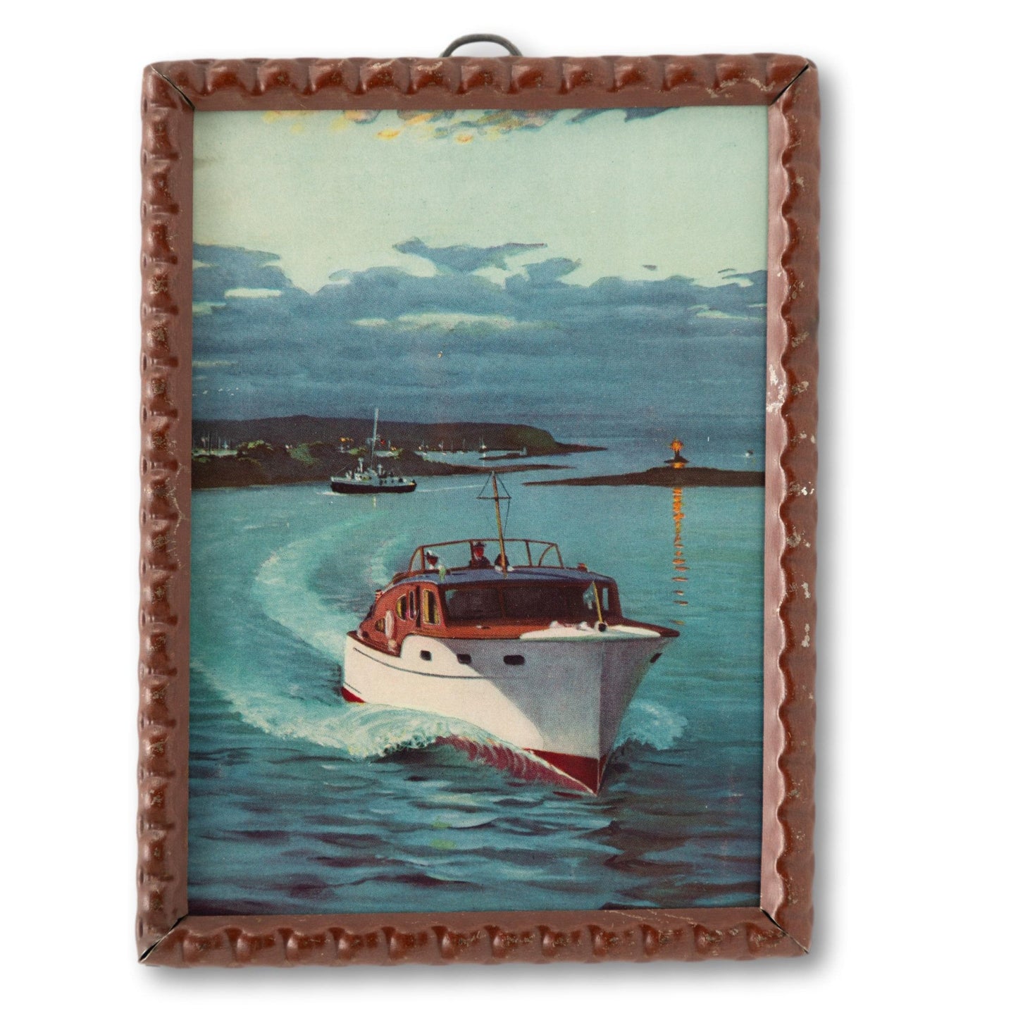 Cruiser at Dusk in Beaded Frame
