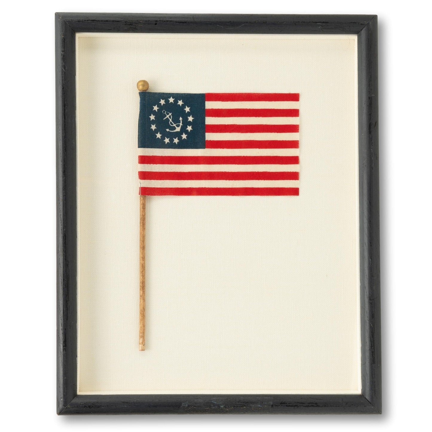 Framed Ensign on Pole