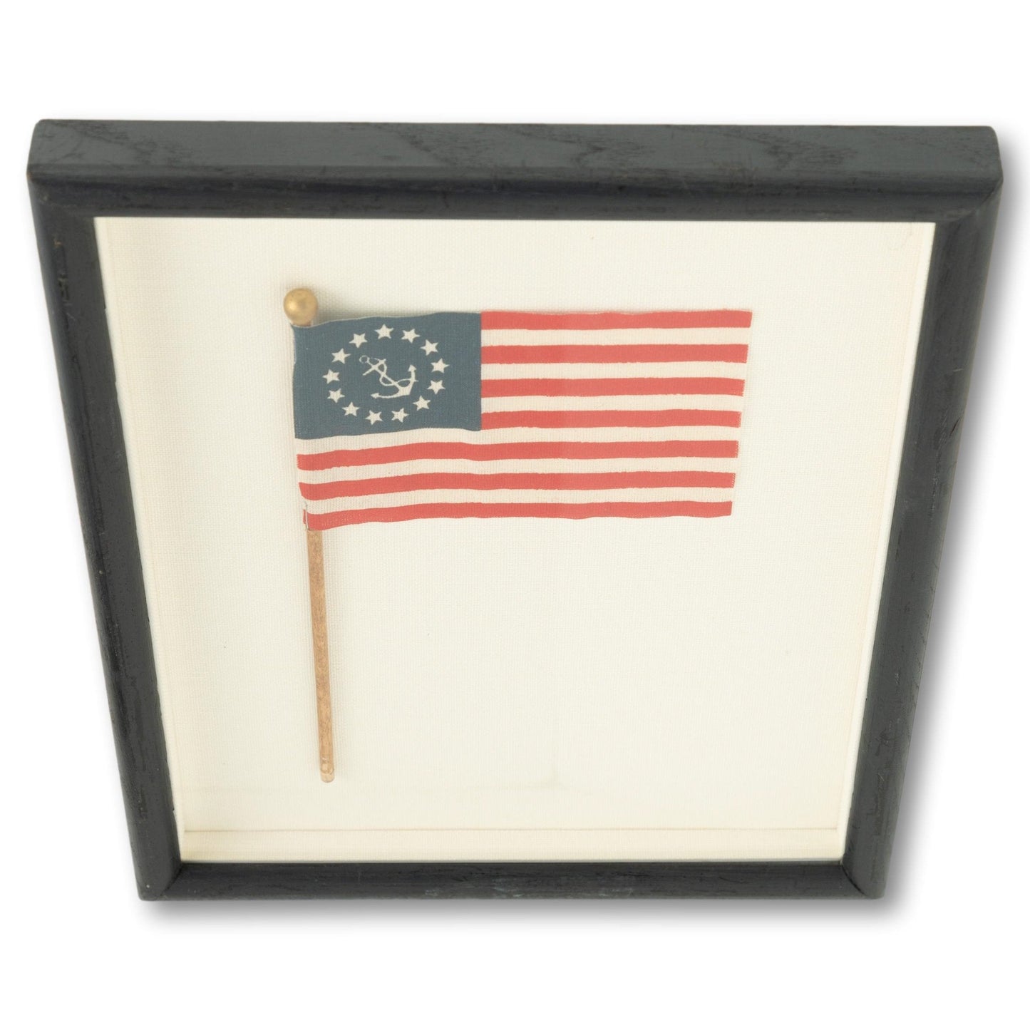 Framed Ensign on Pole