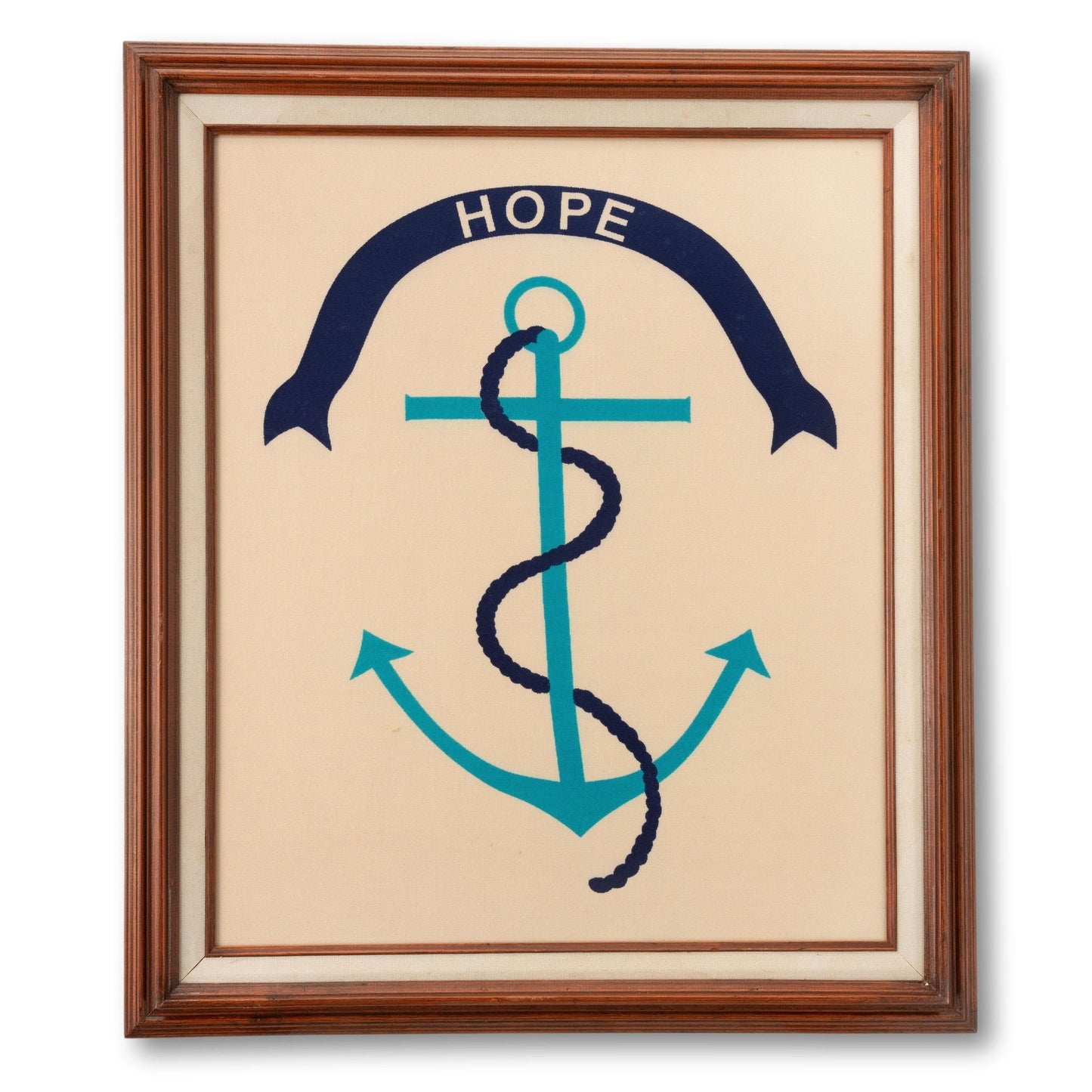 Large Framed Rhode Island "Hope" Flag