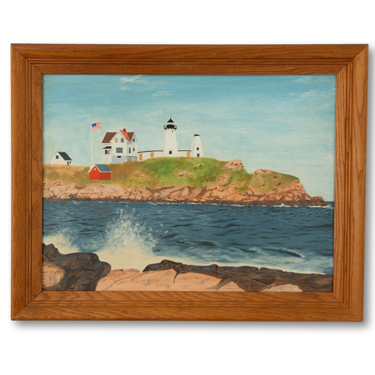 Nubble Lighthouse Painting