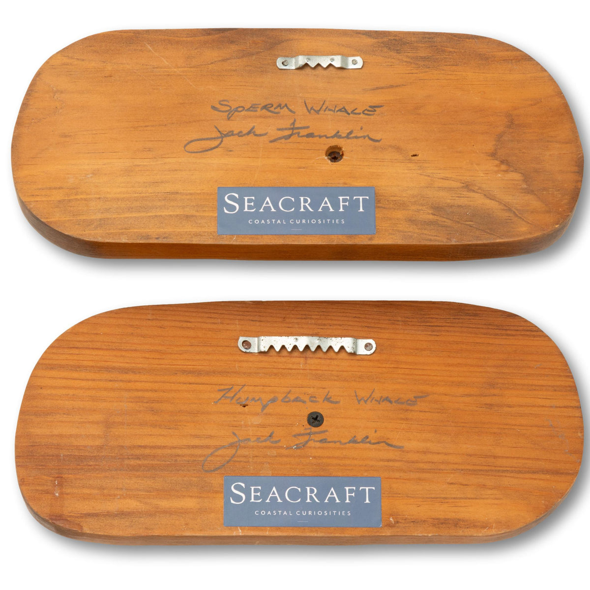 Pair Of Whales Wall Plaques