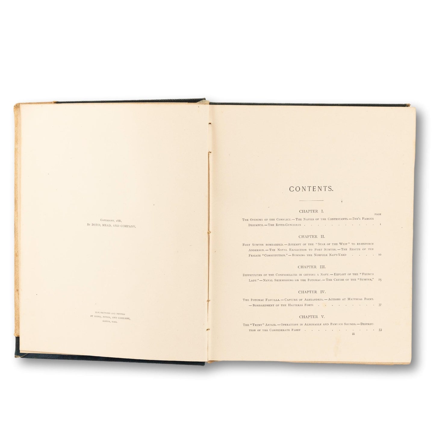Blue Jackets of '61 Book, 1886