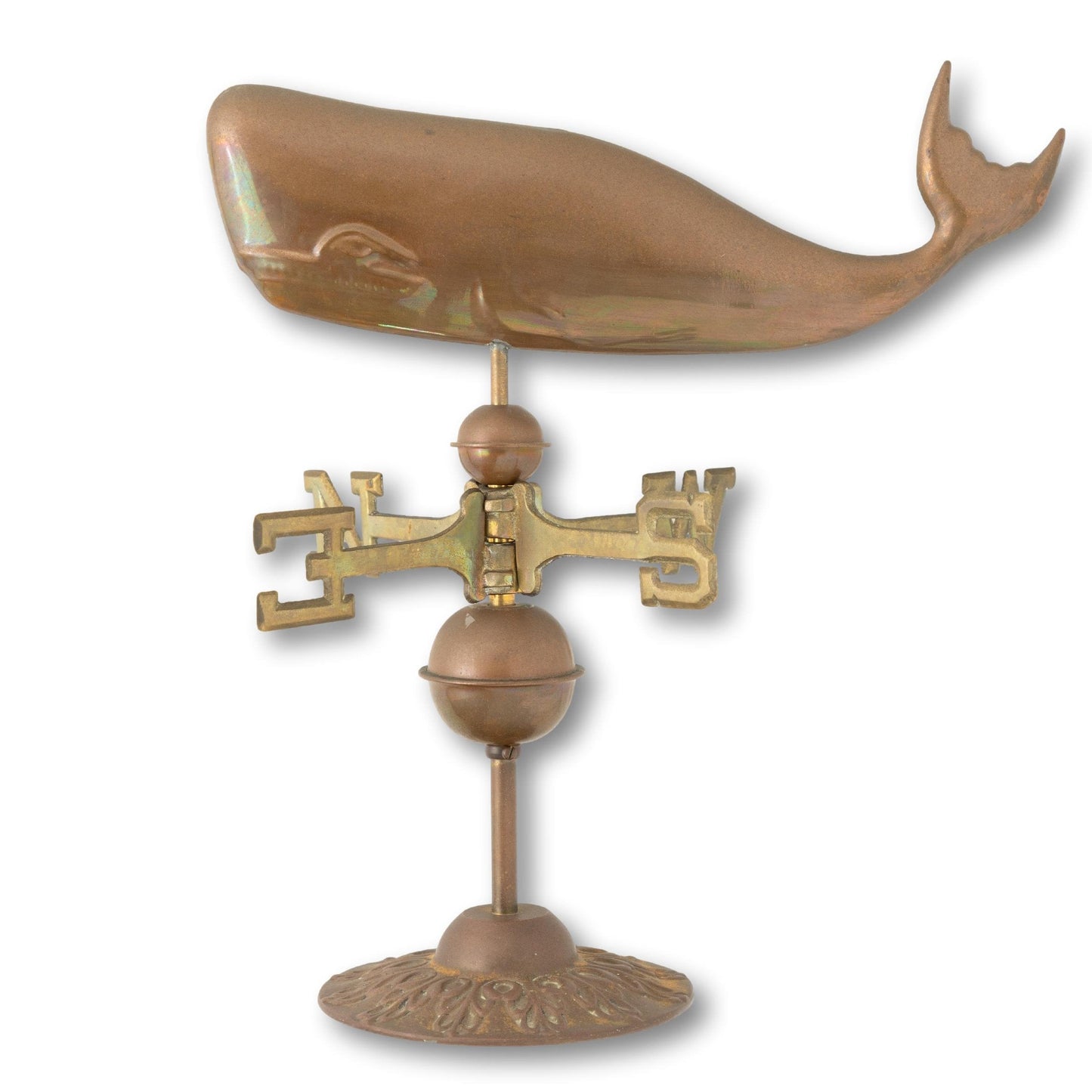 Large Tabletop Whale Weathervane