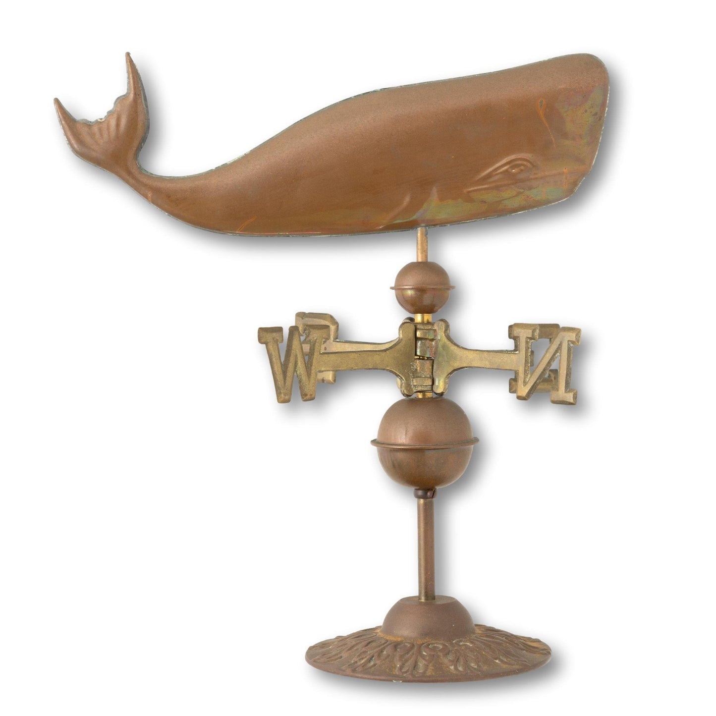 Large Tabletop Whale Weathervane