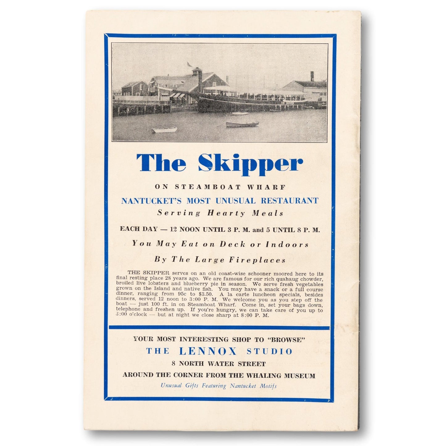 "This Week in Nantucket" Travel Guide, 1949