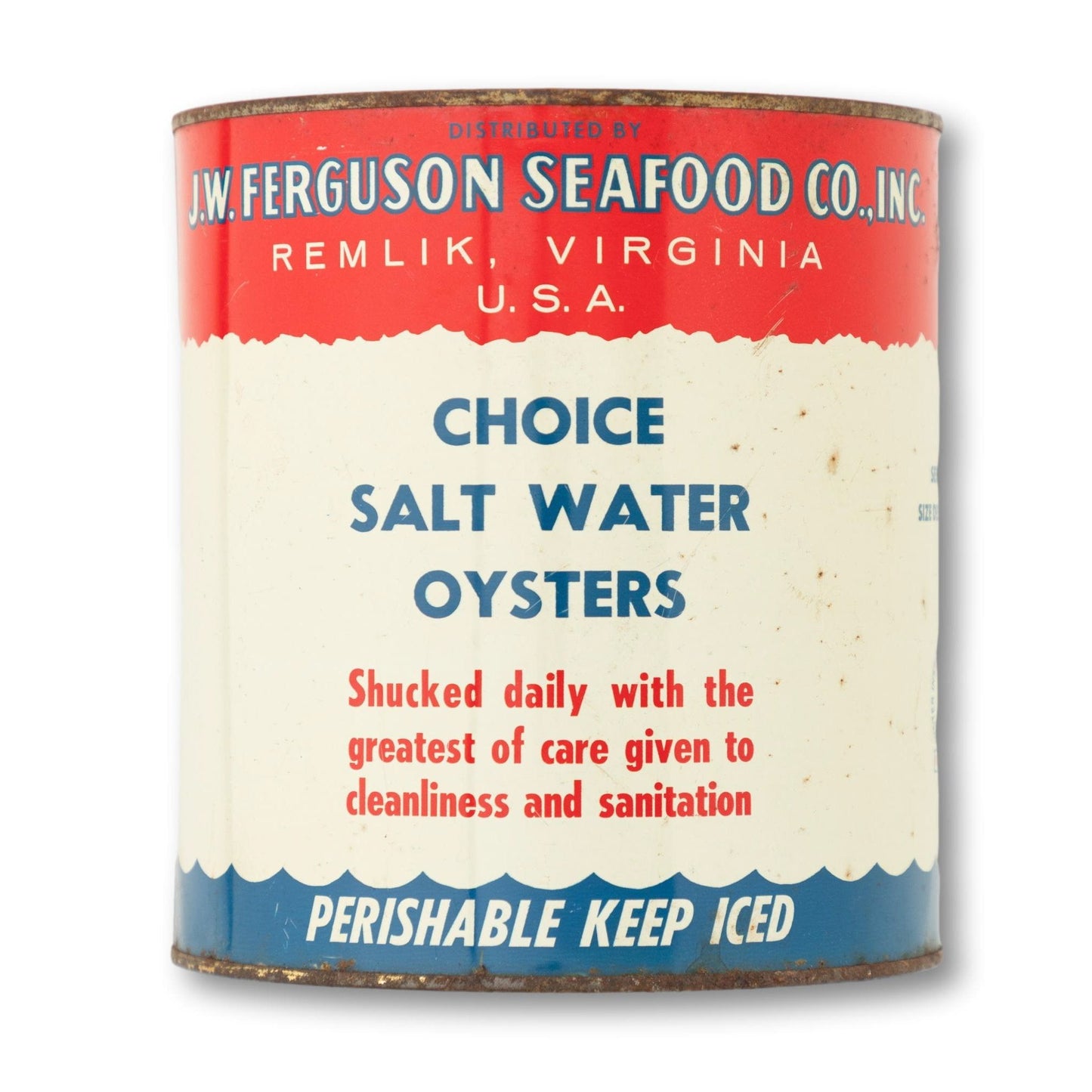Large "Choice of the Chesapeake Bay" Oysters Tin