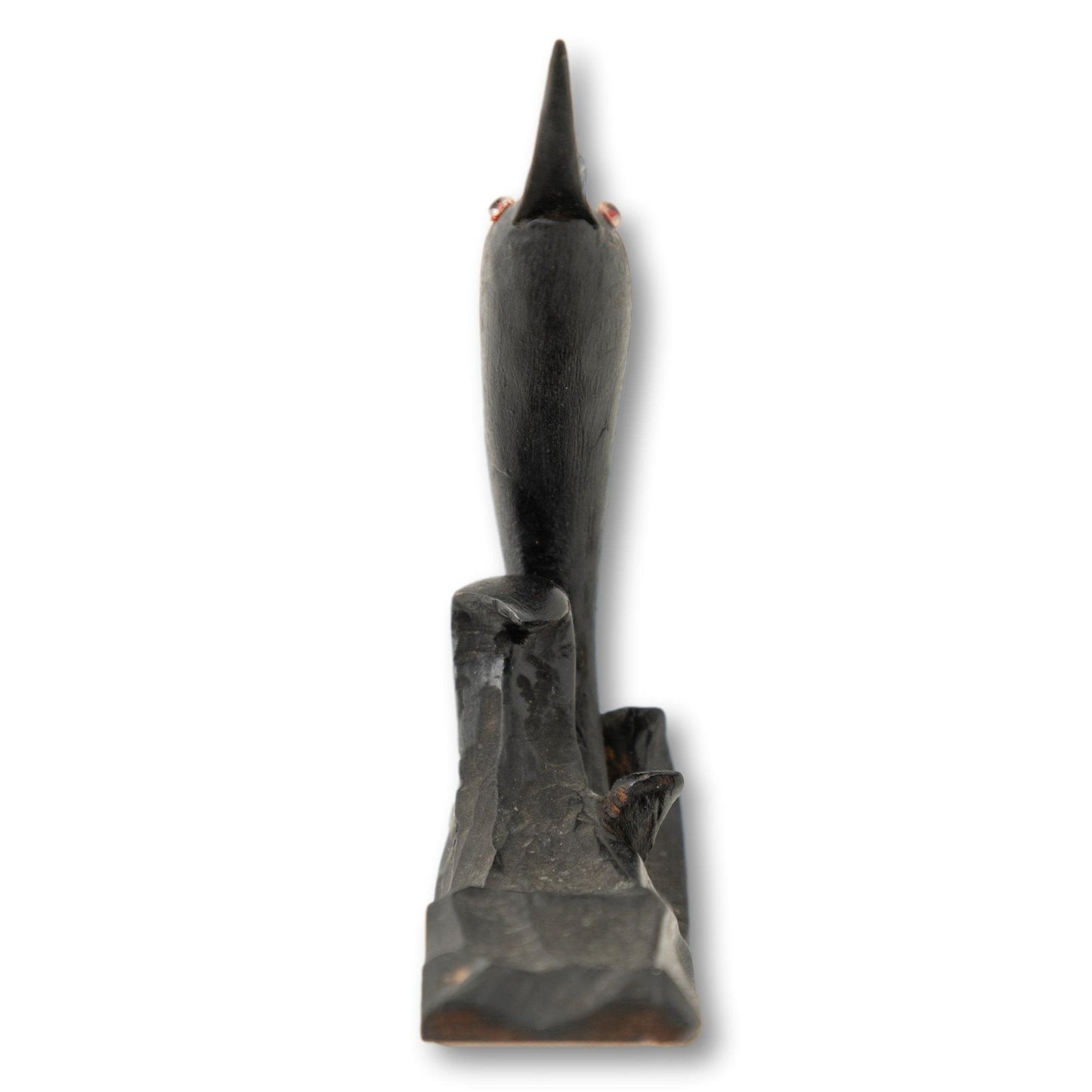 Carved Black Wood Swordfish