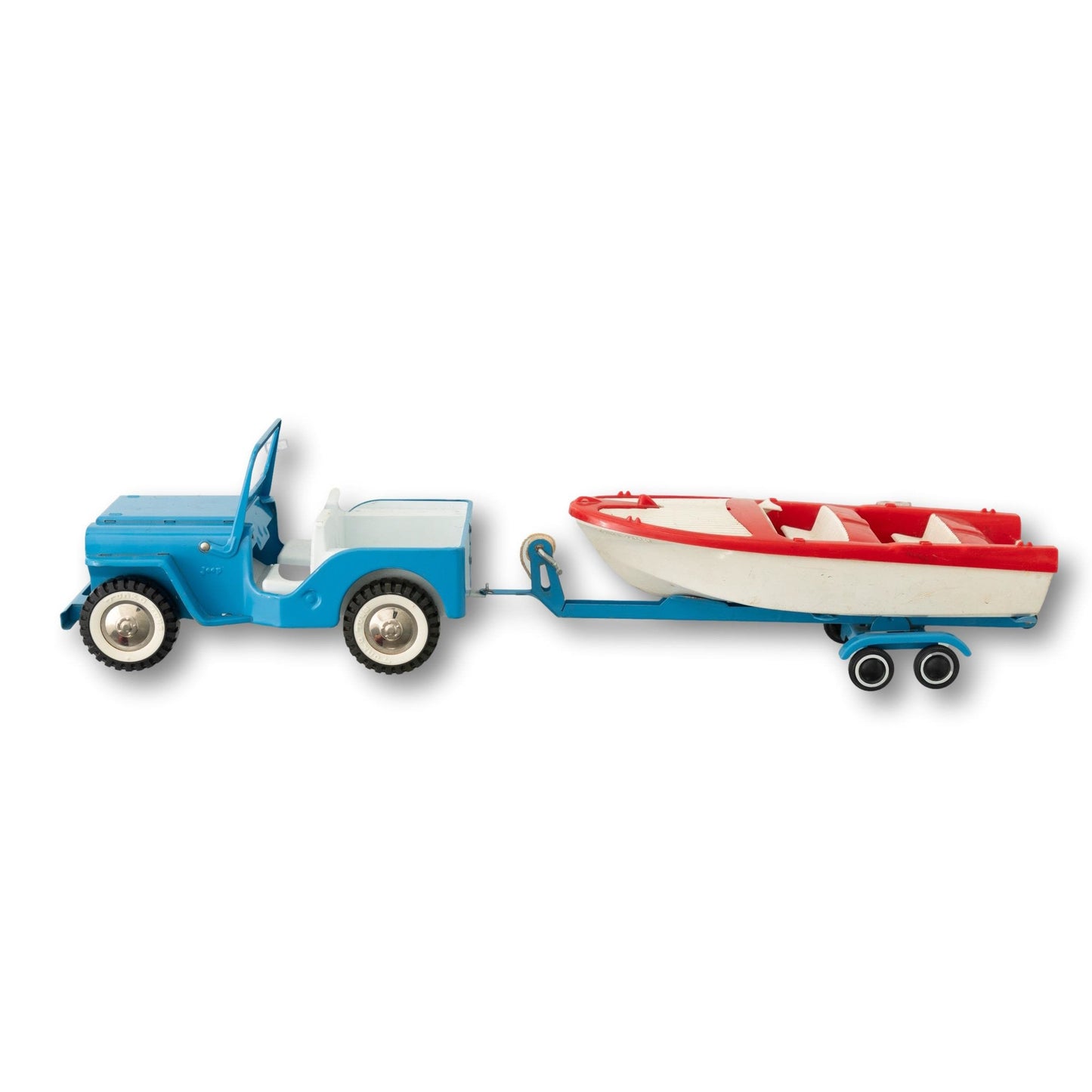 Tonka Jeep & Speed Boat on Trailer