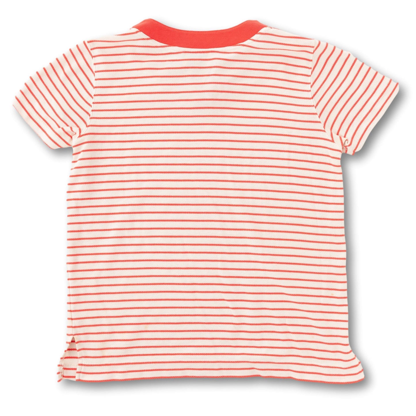 Laced Collar Striped Tee