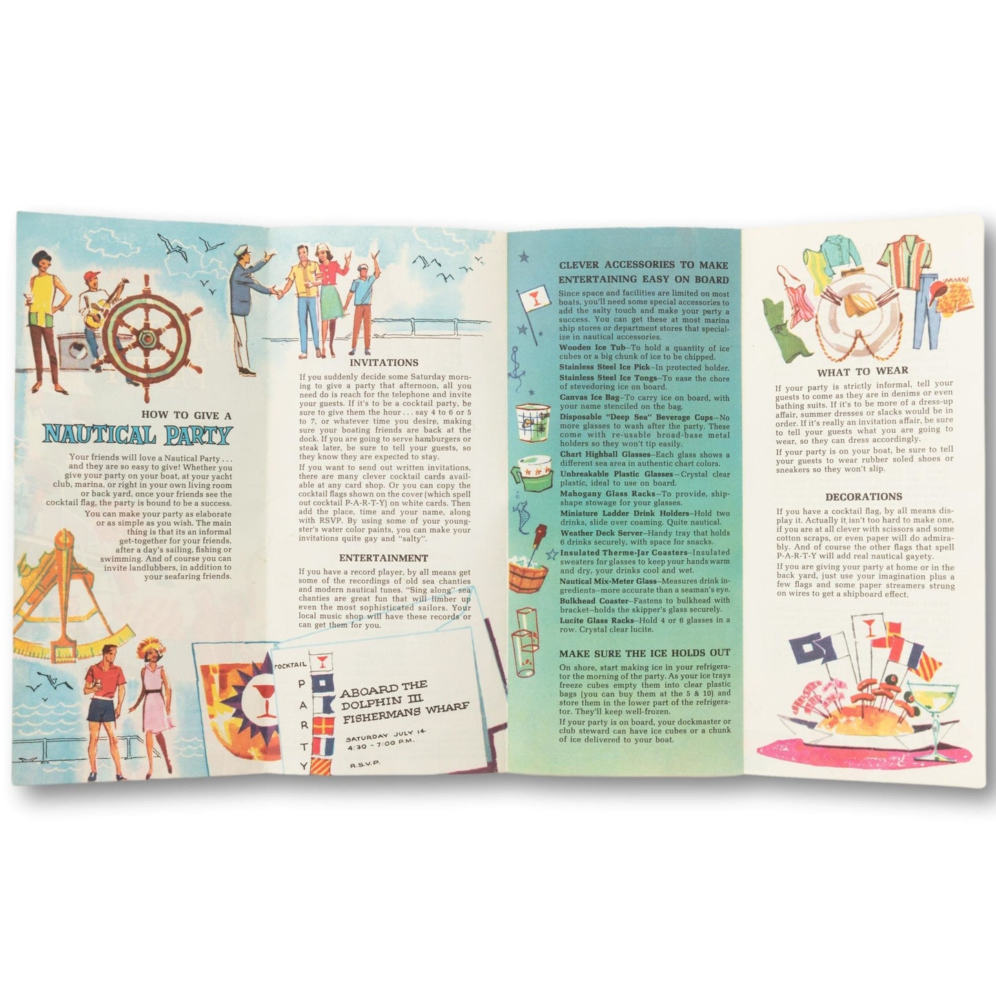 Nautical Party Pamphlet