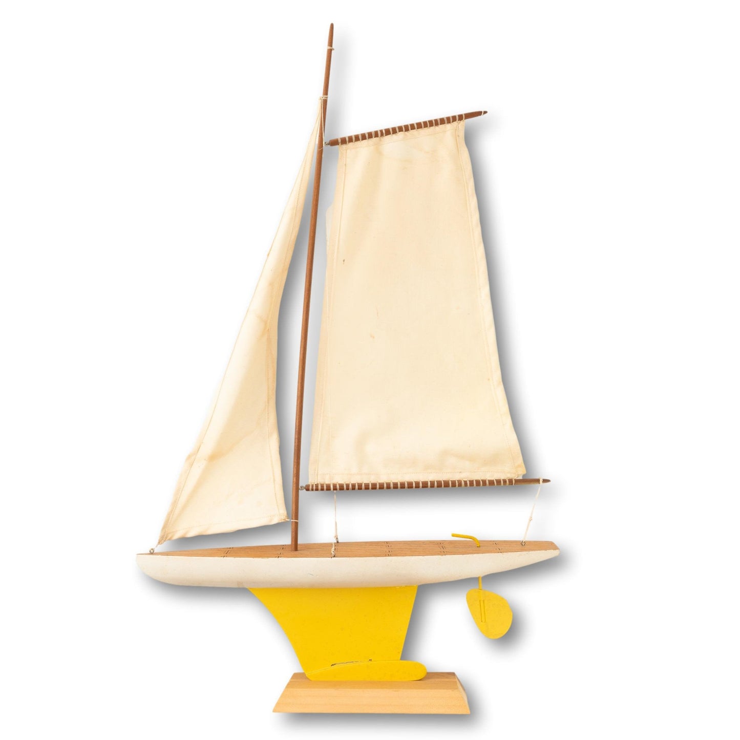Yellow Sailboat w. Stand