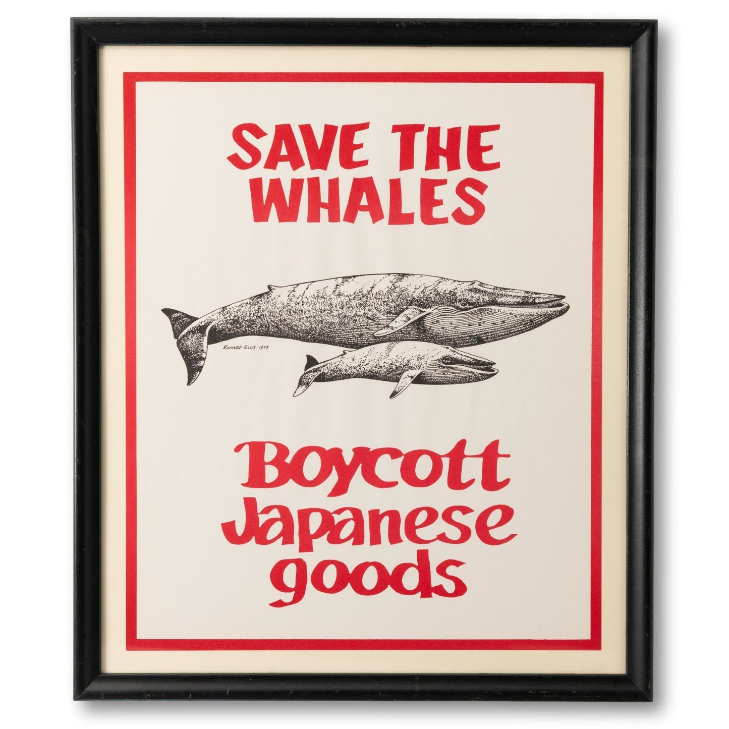 "Save the Whales" Poster
