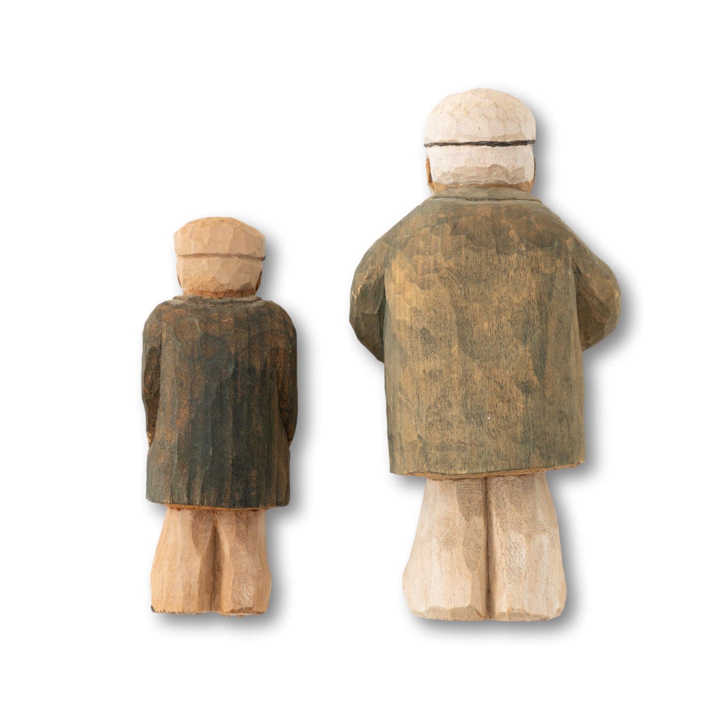 Pair of Carved Captains