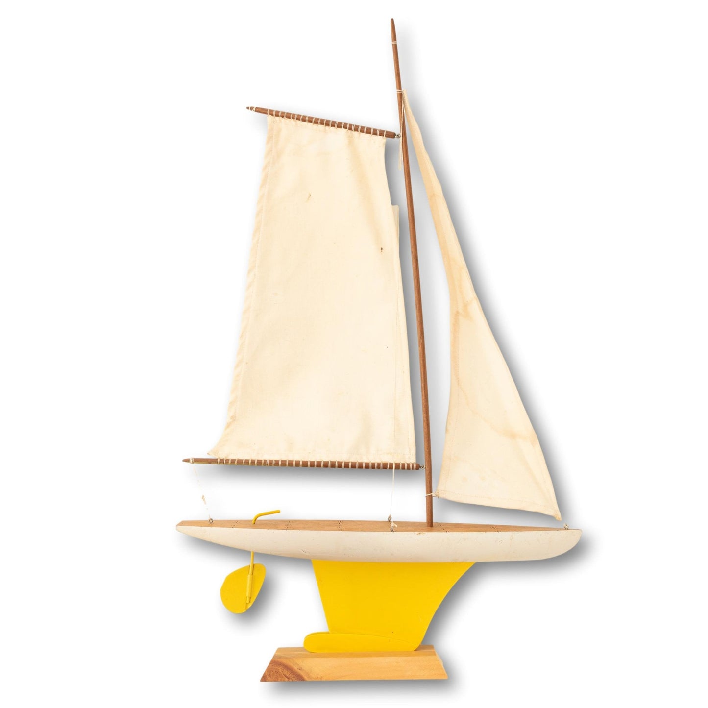 Yellow Sailboat w. Stand