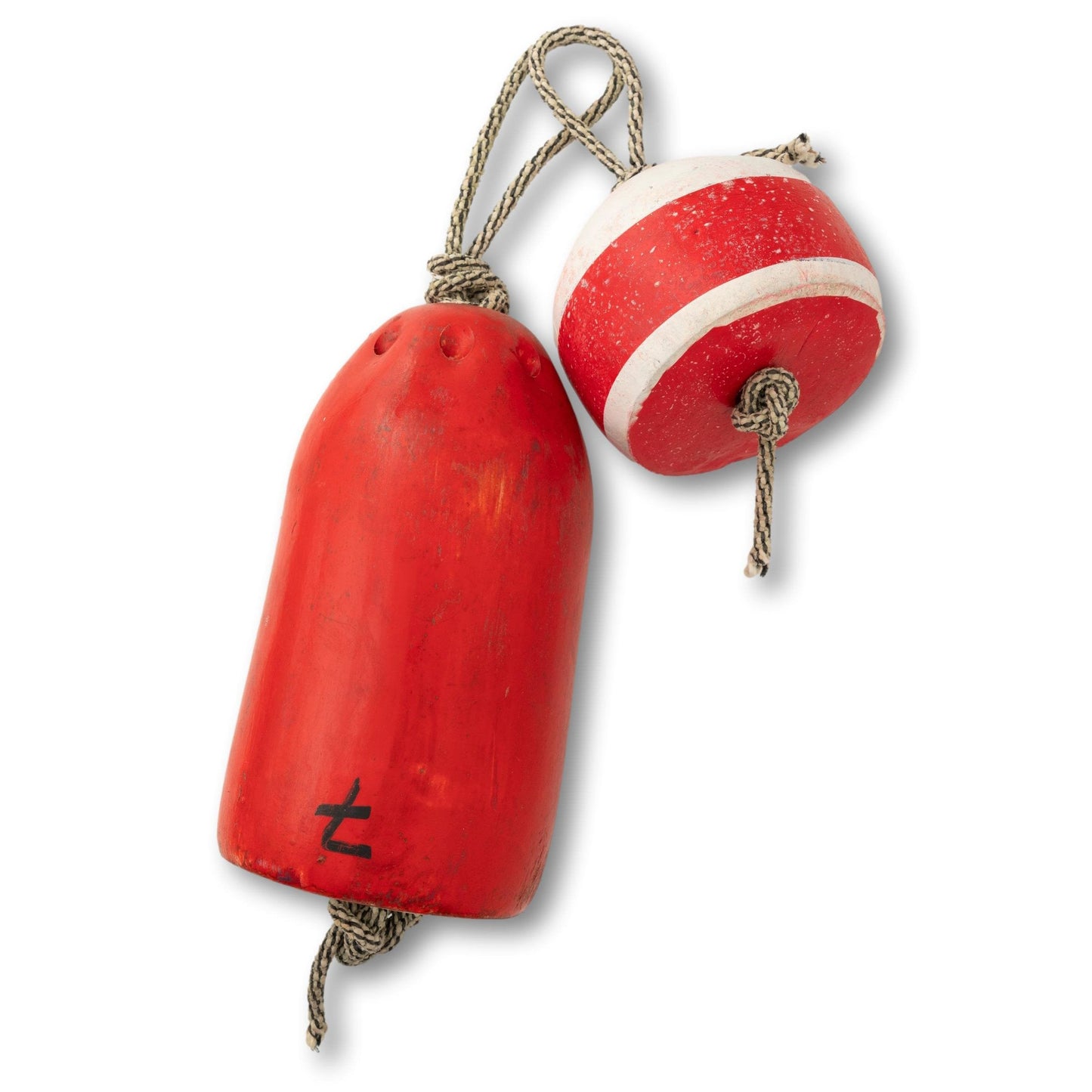 Pair of Red Buoys