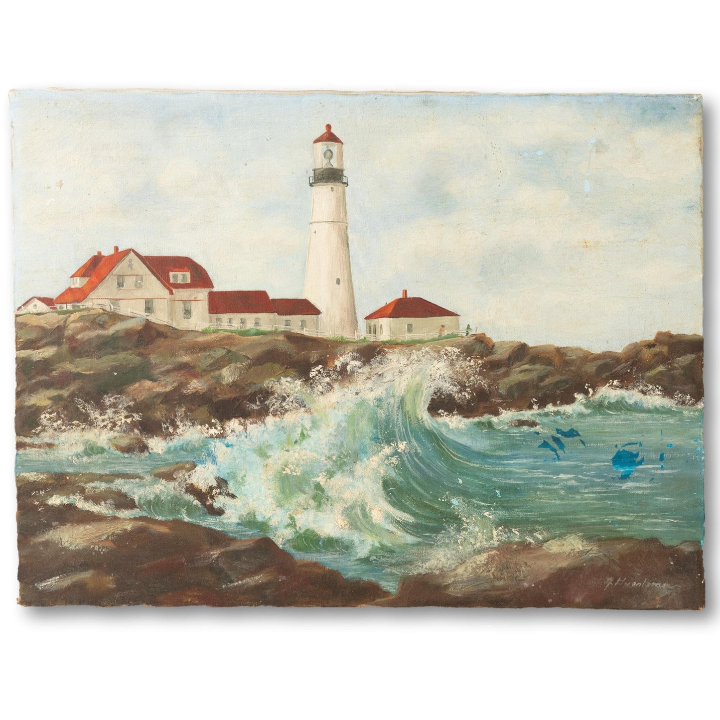 Portland Headlight Oil on Canvas