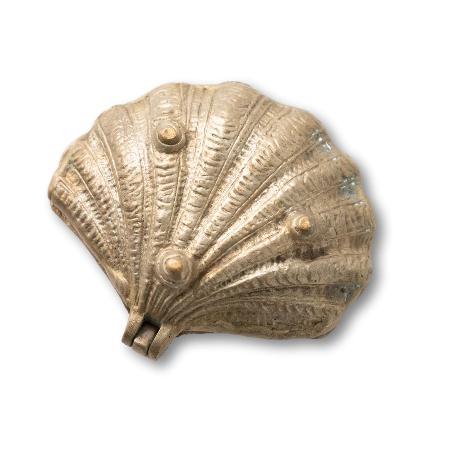 Brass Seashell Stash Box