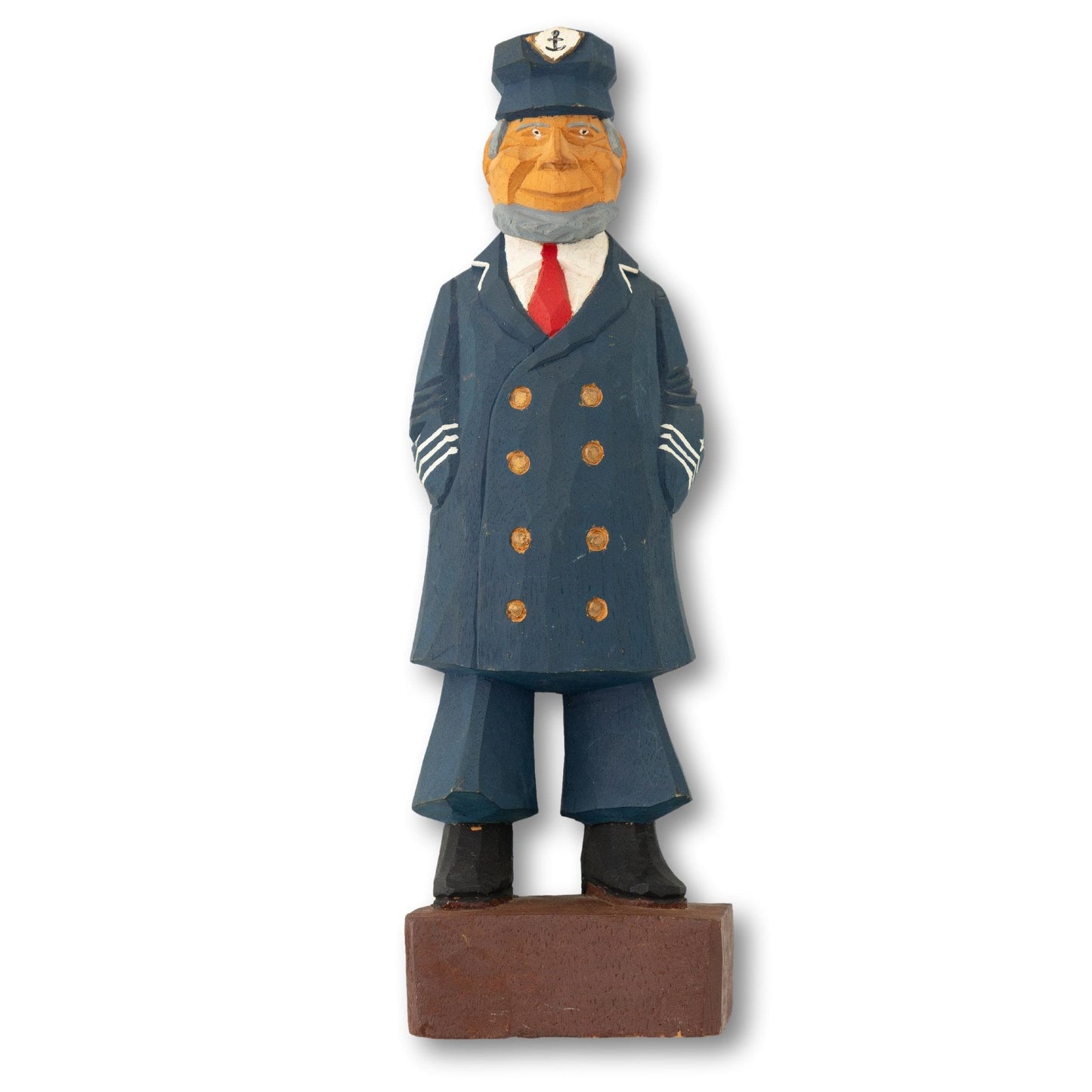 12" Carved Captain